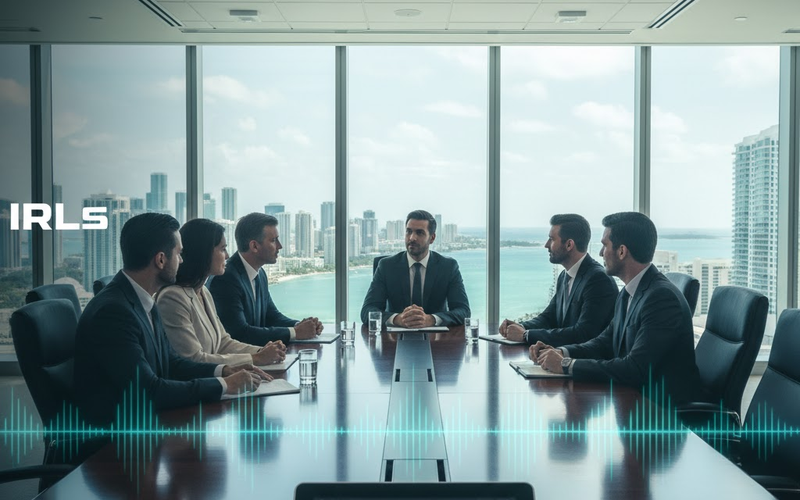 Conference Room with Automatic Gain Control (AGC)