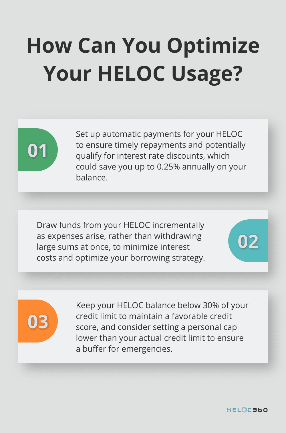 Infographic: How Can You Optimize Your HELOC Usage?