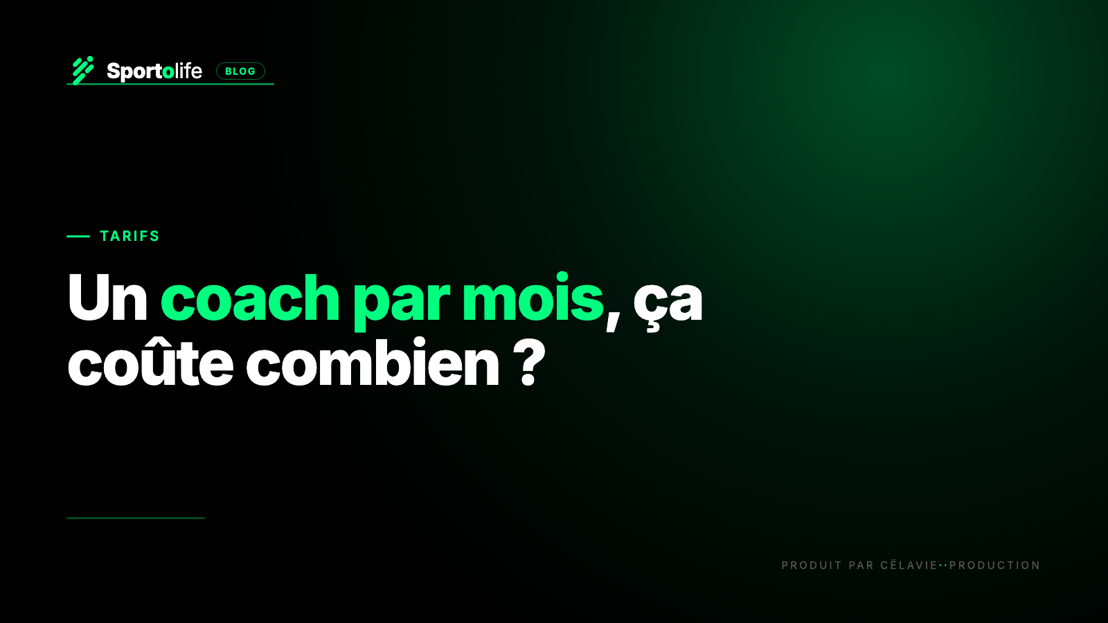 Budget mensuel coach sportif