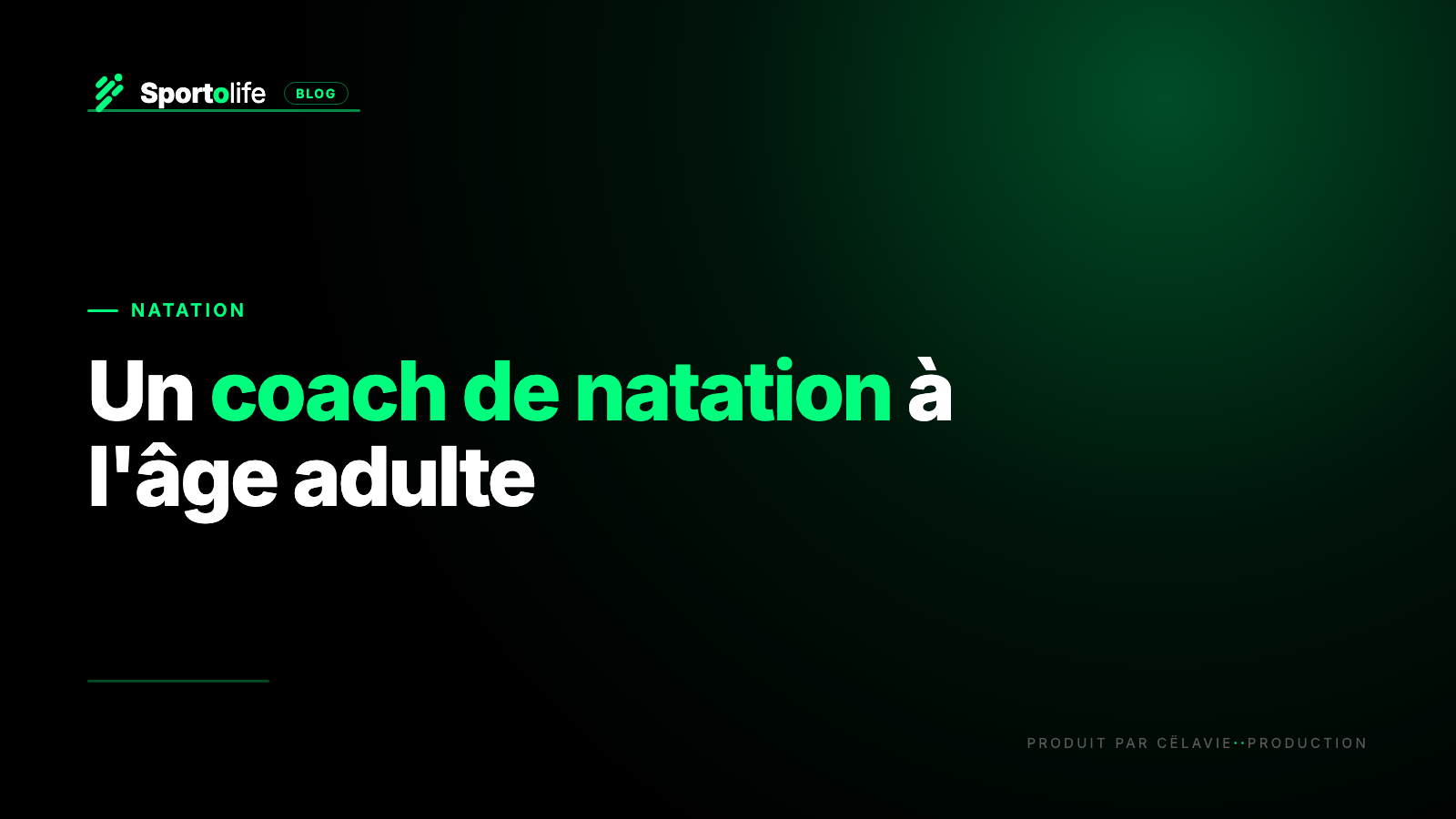 Coach de natation