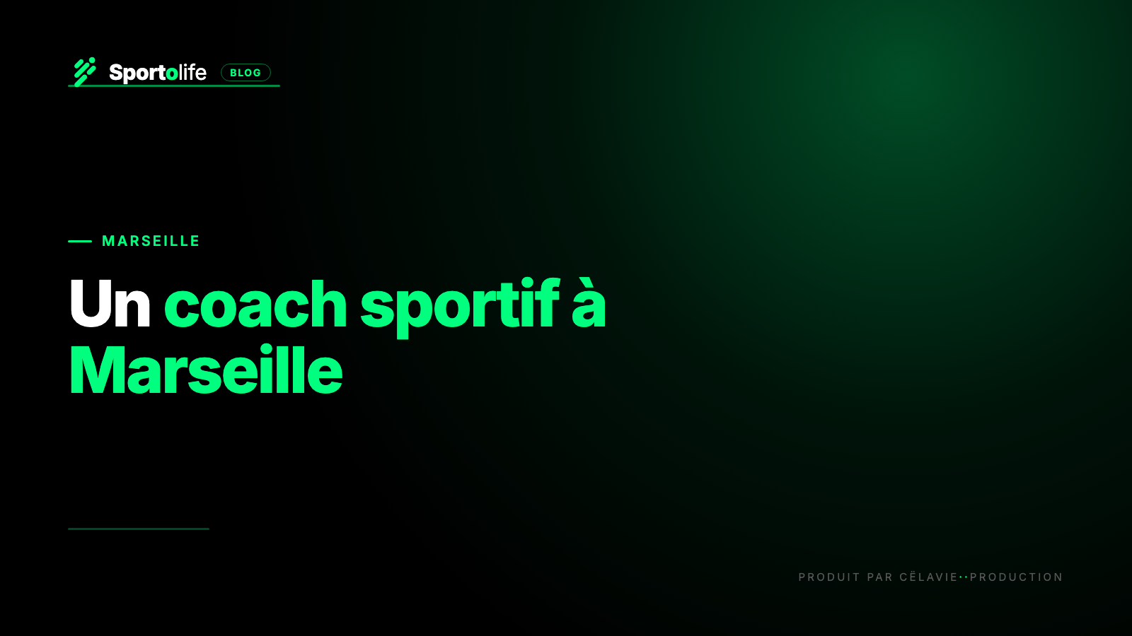 Coach sportif à Marseille