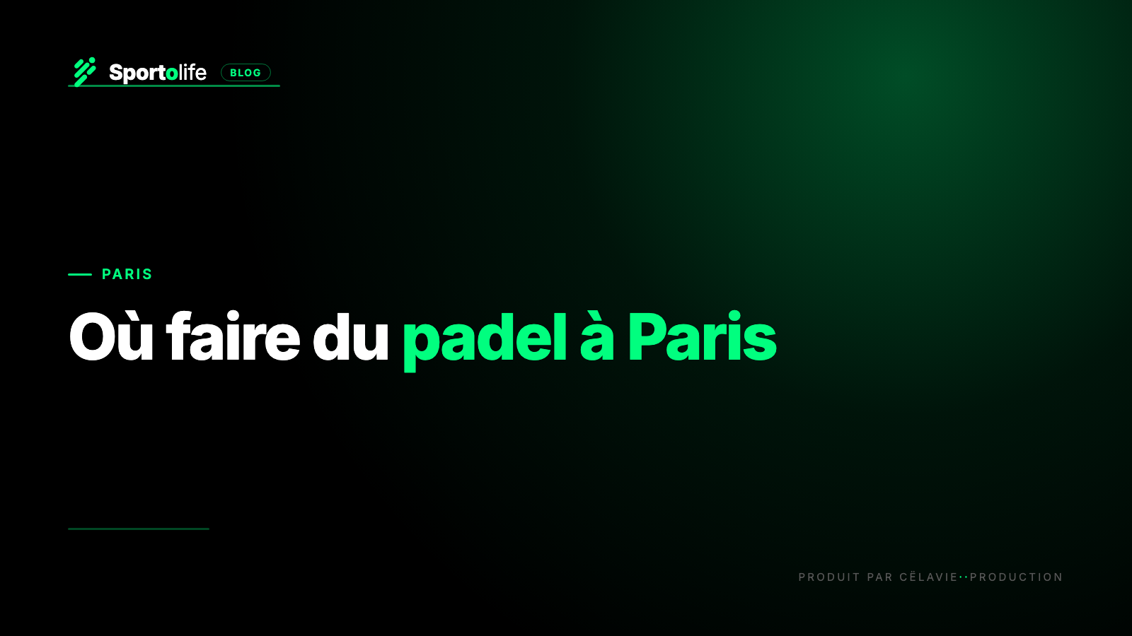 Padel à Paris