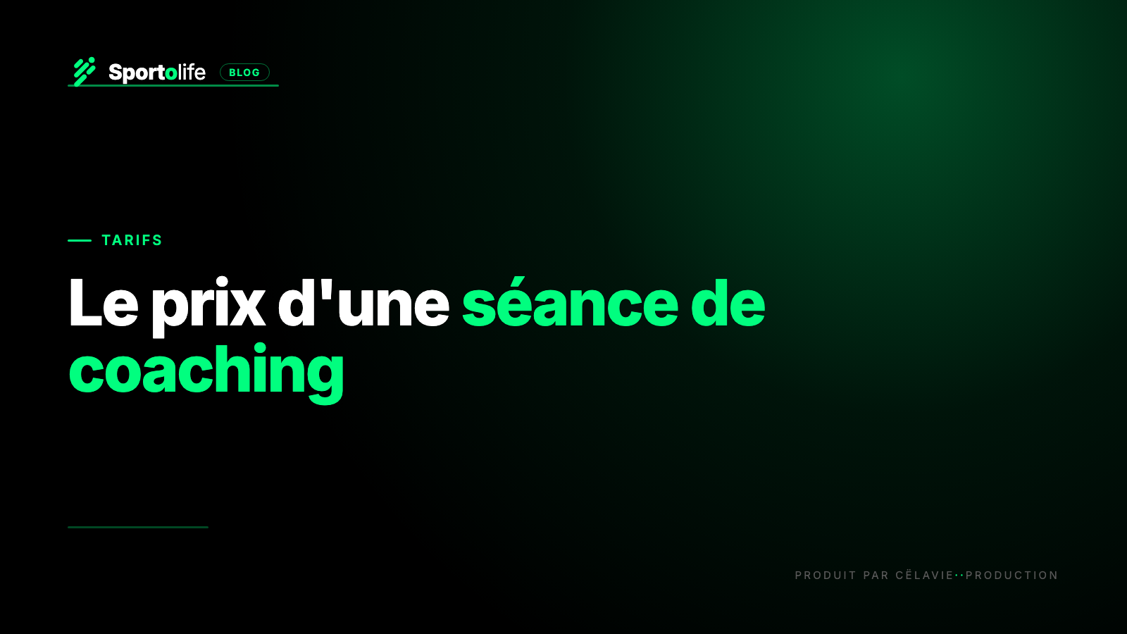 Prix séance coach sportif
