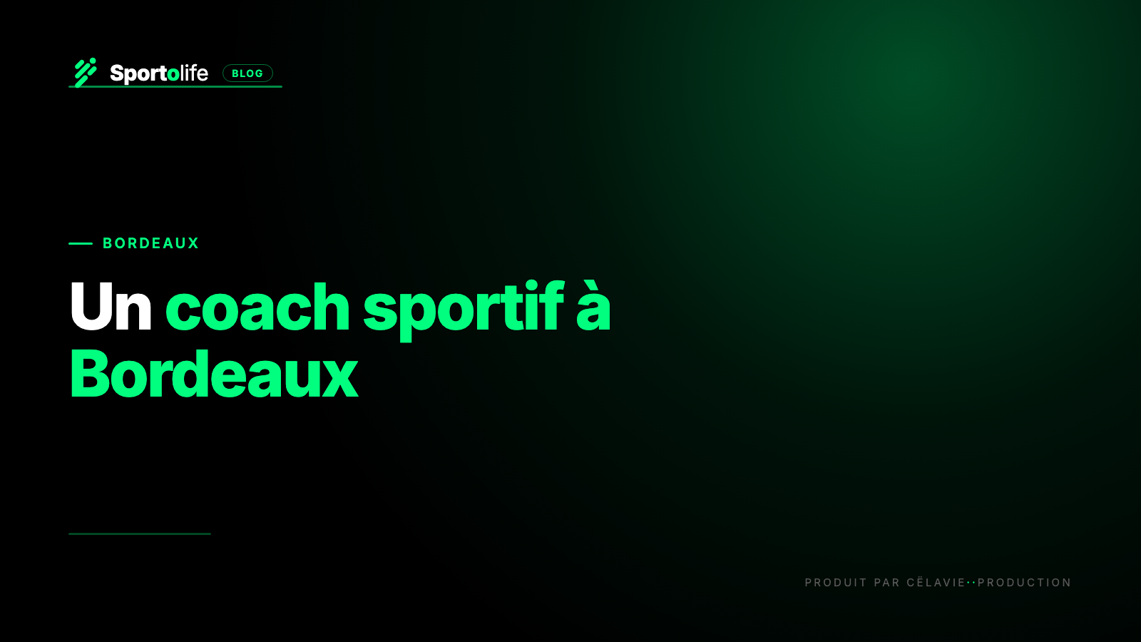 Coach sportif à Bordeaux