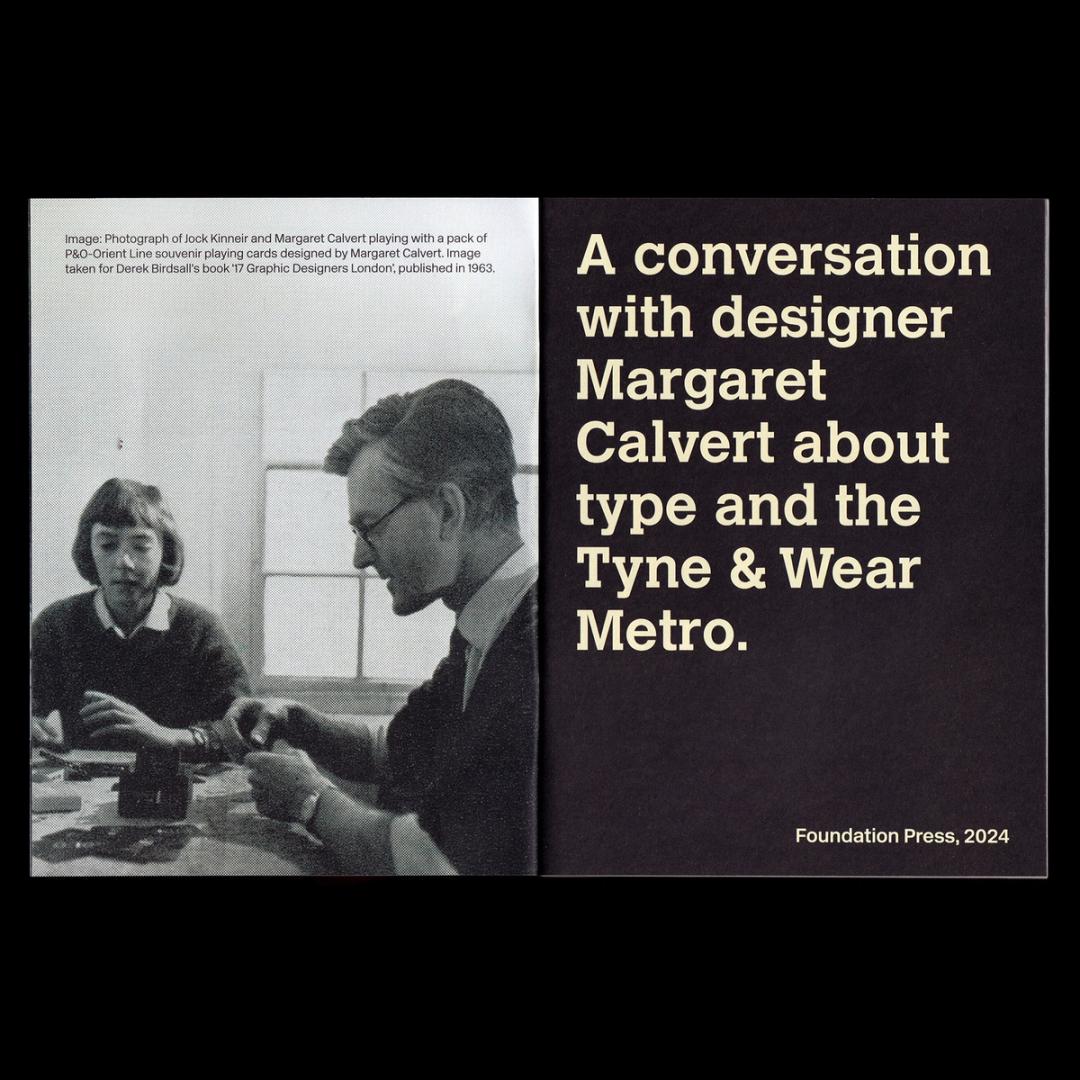 A conversation with designer Margaret Calvert about type and the Tyne ...