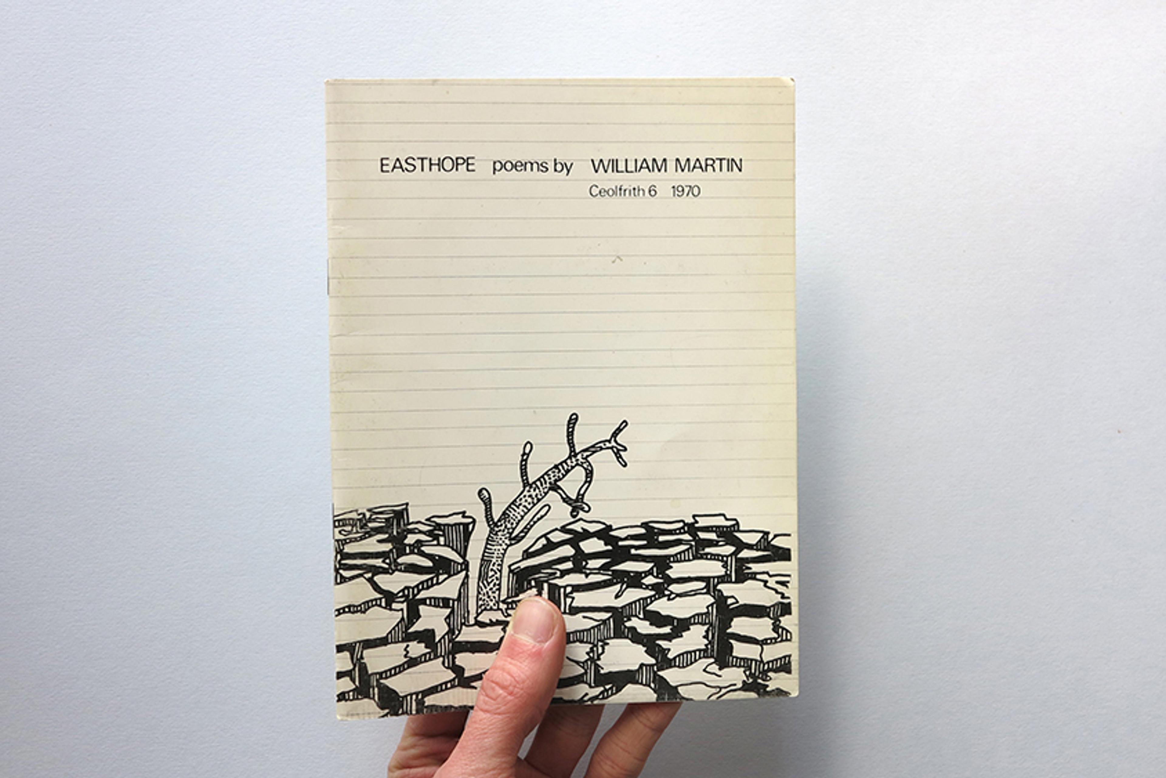 An image of the cover of William Martin's 1970 poetry collection 'Easthope'.