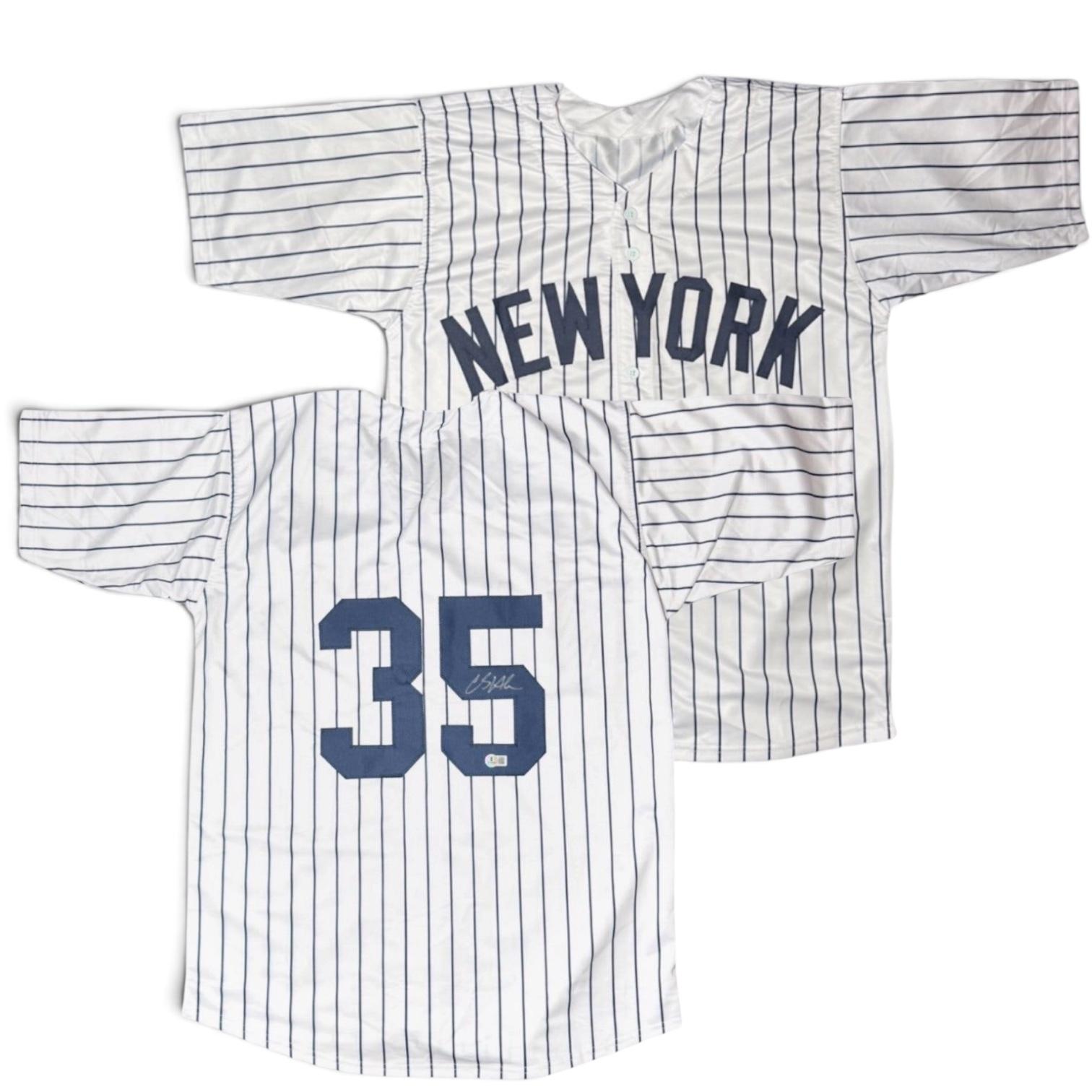 Clay Holmes Signerad New York Yankees tröja