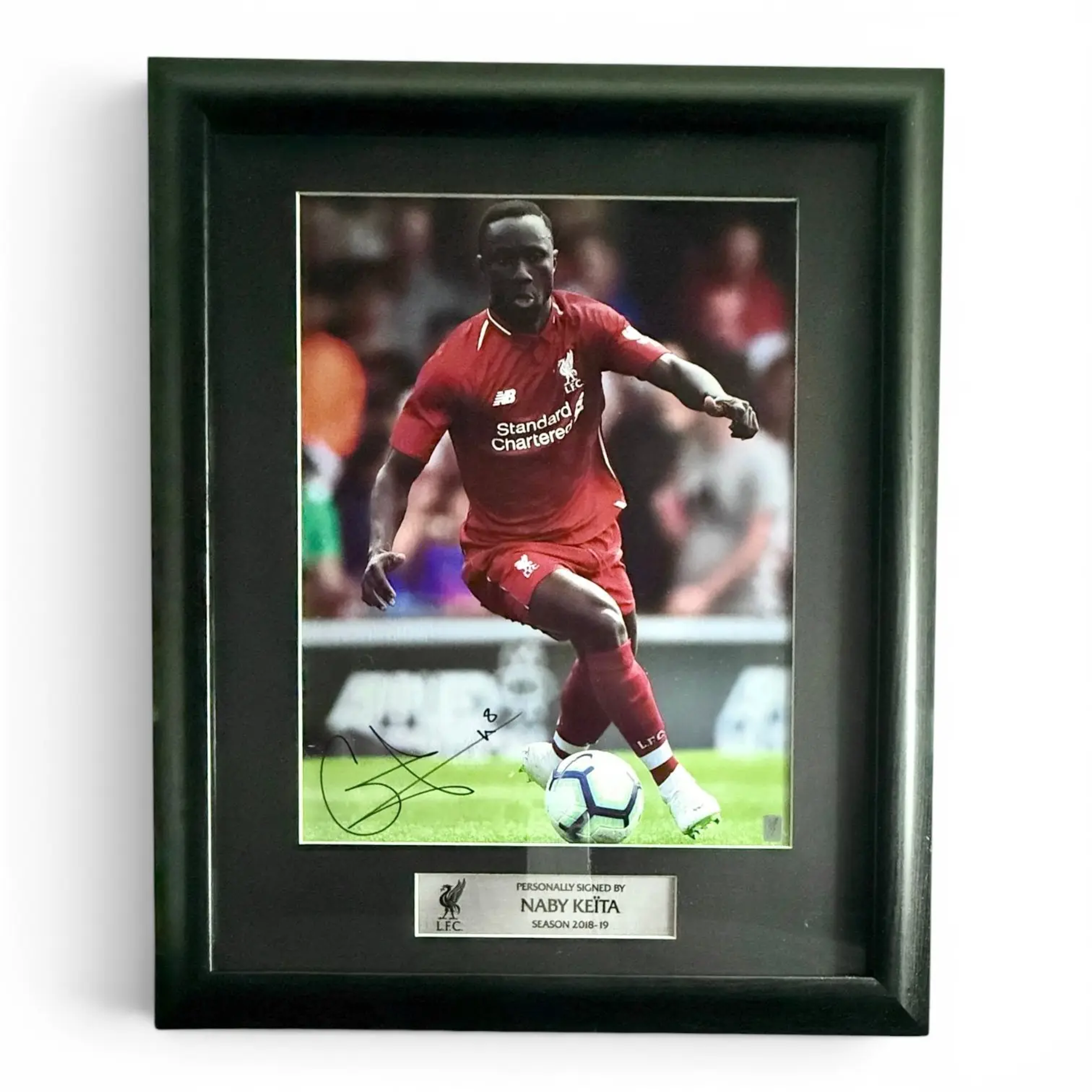 Naby Keïta signerad tavla Officiell autograf med COA