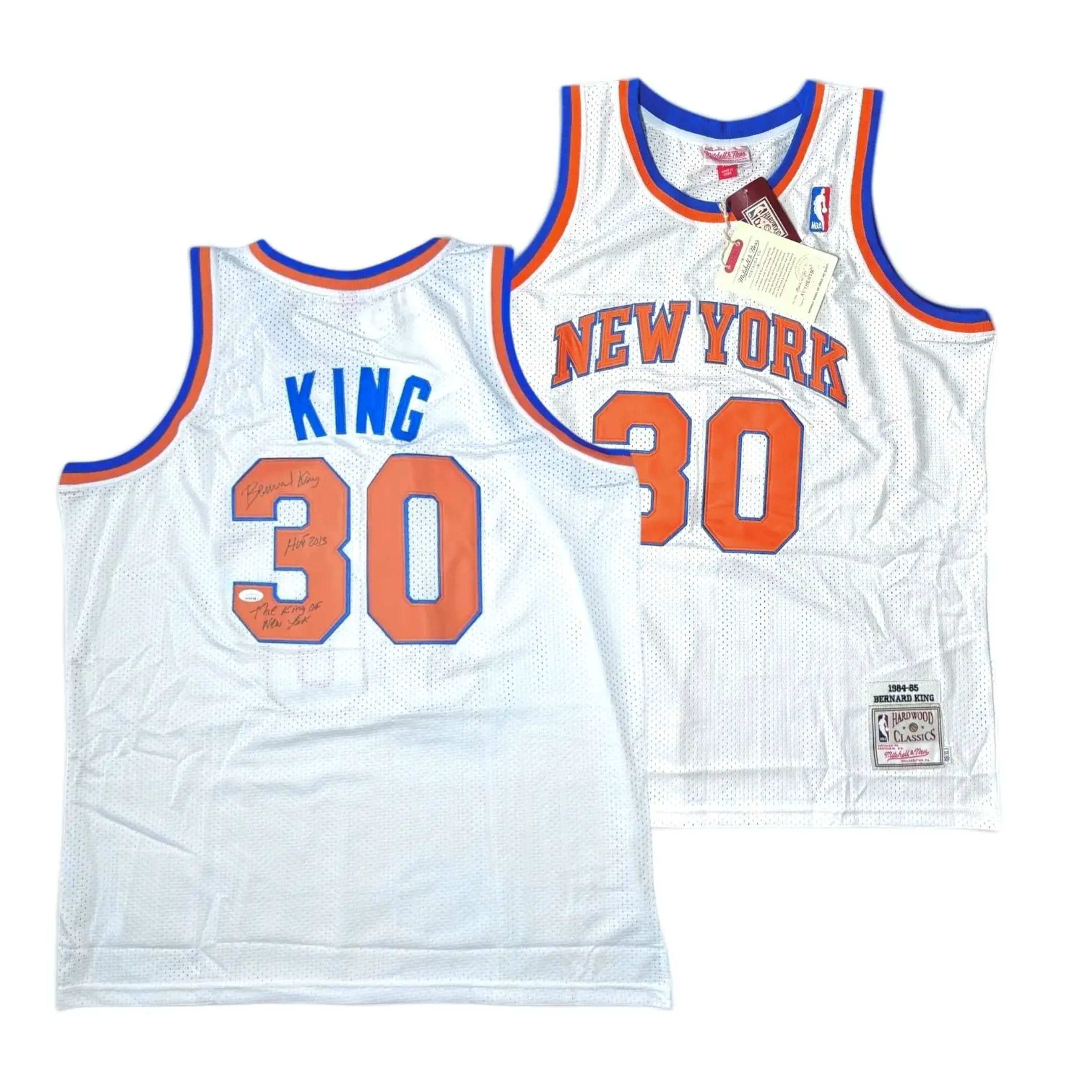 Bernard King signerad tröja XL