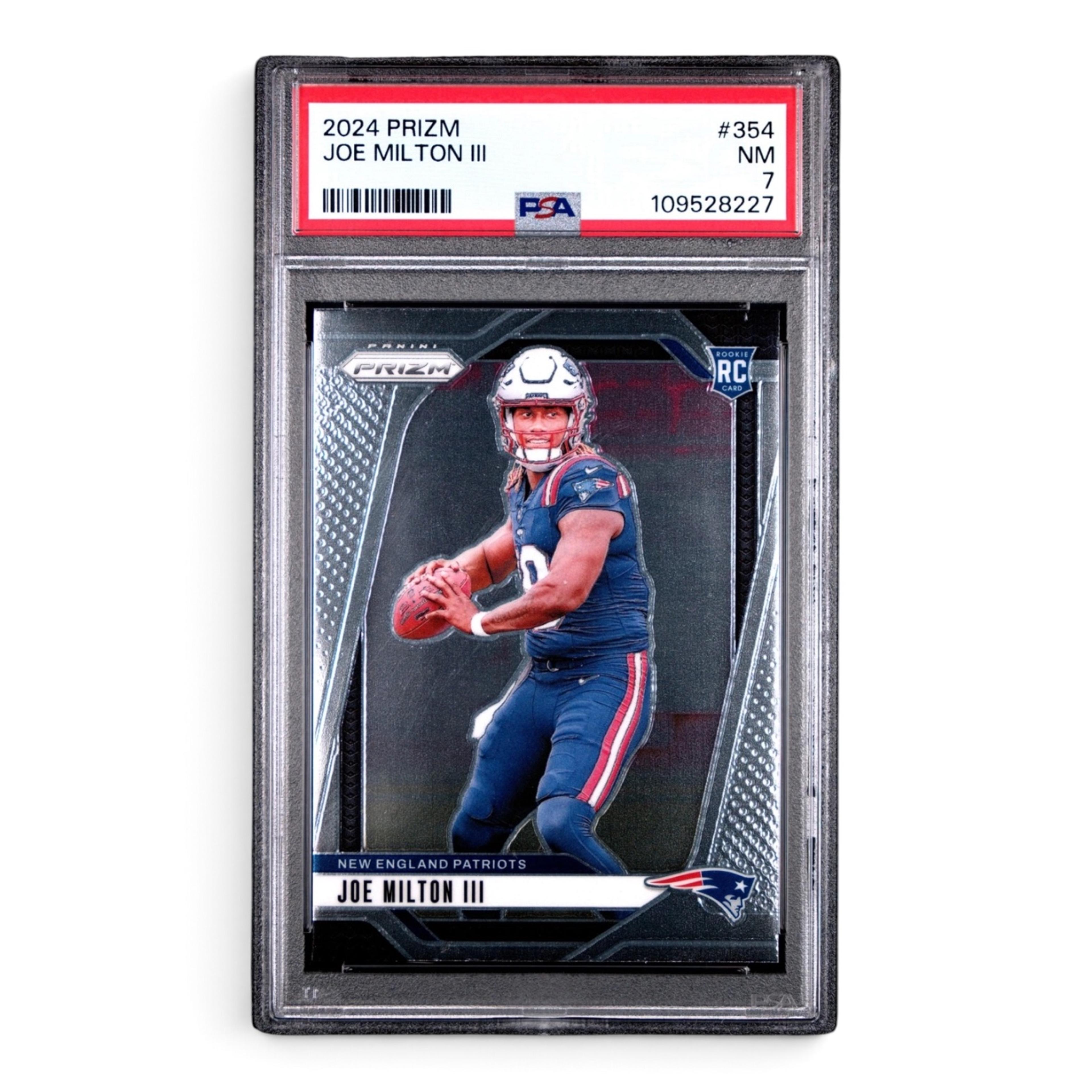 2024 Panini Prizm #354 Joe Milton III Rookie RC – PSA 7