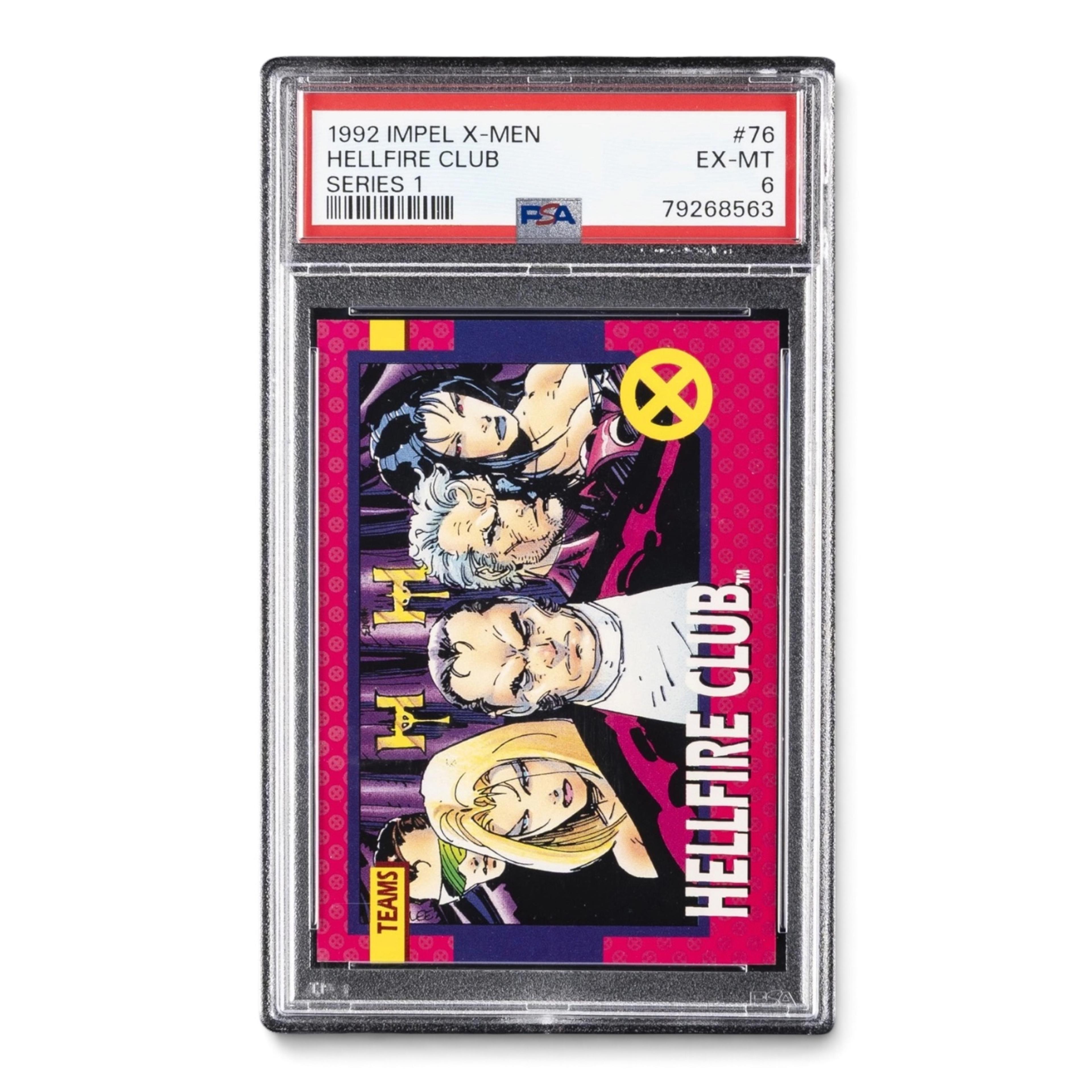 1992 Impel X-Men Series 1 #76 Hellfire Club – PSA 6
