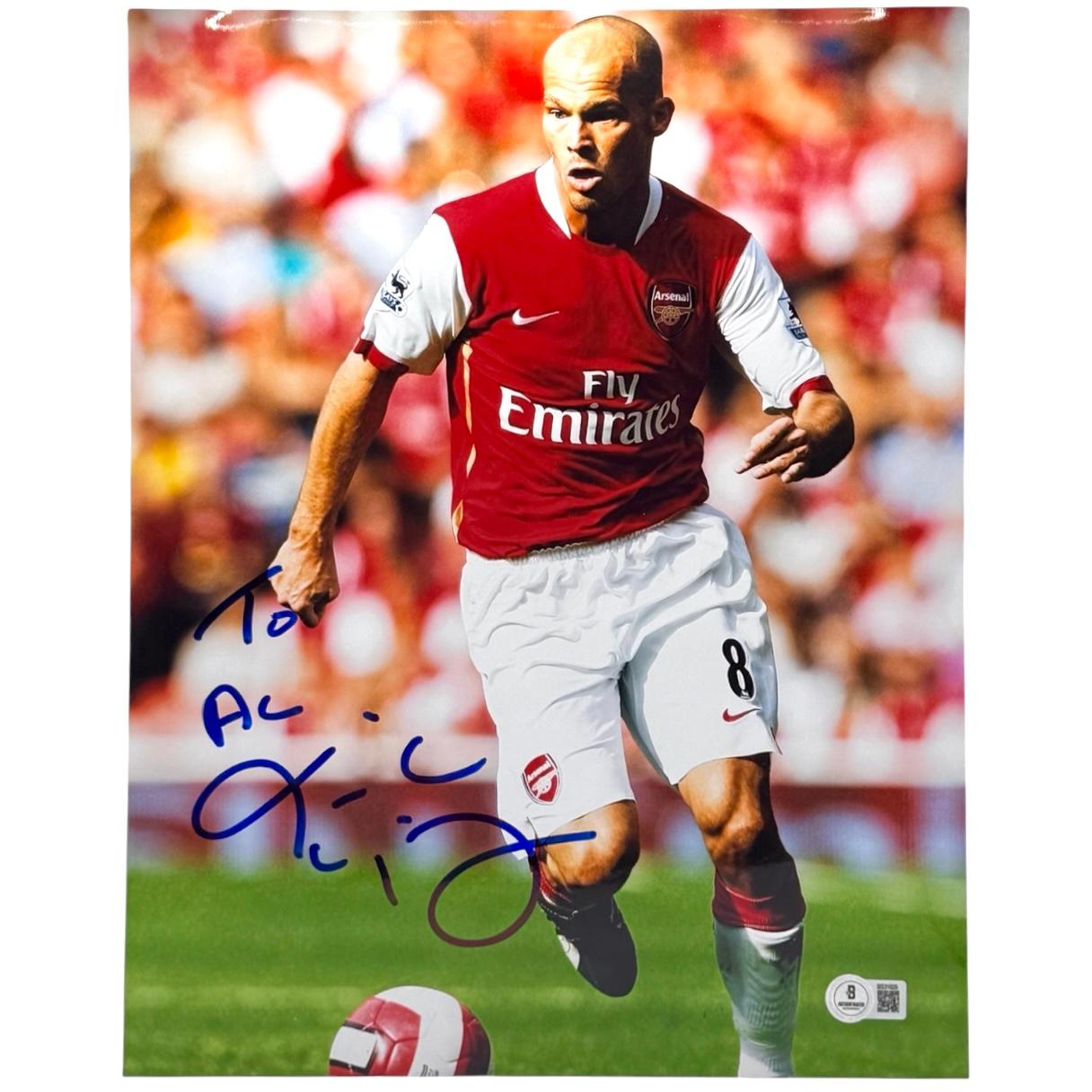 Freddie Ljungberg signerad Arsenal-bild – Beckett autentiseradca 28 x 35 cm