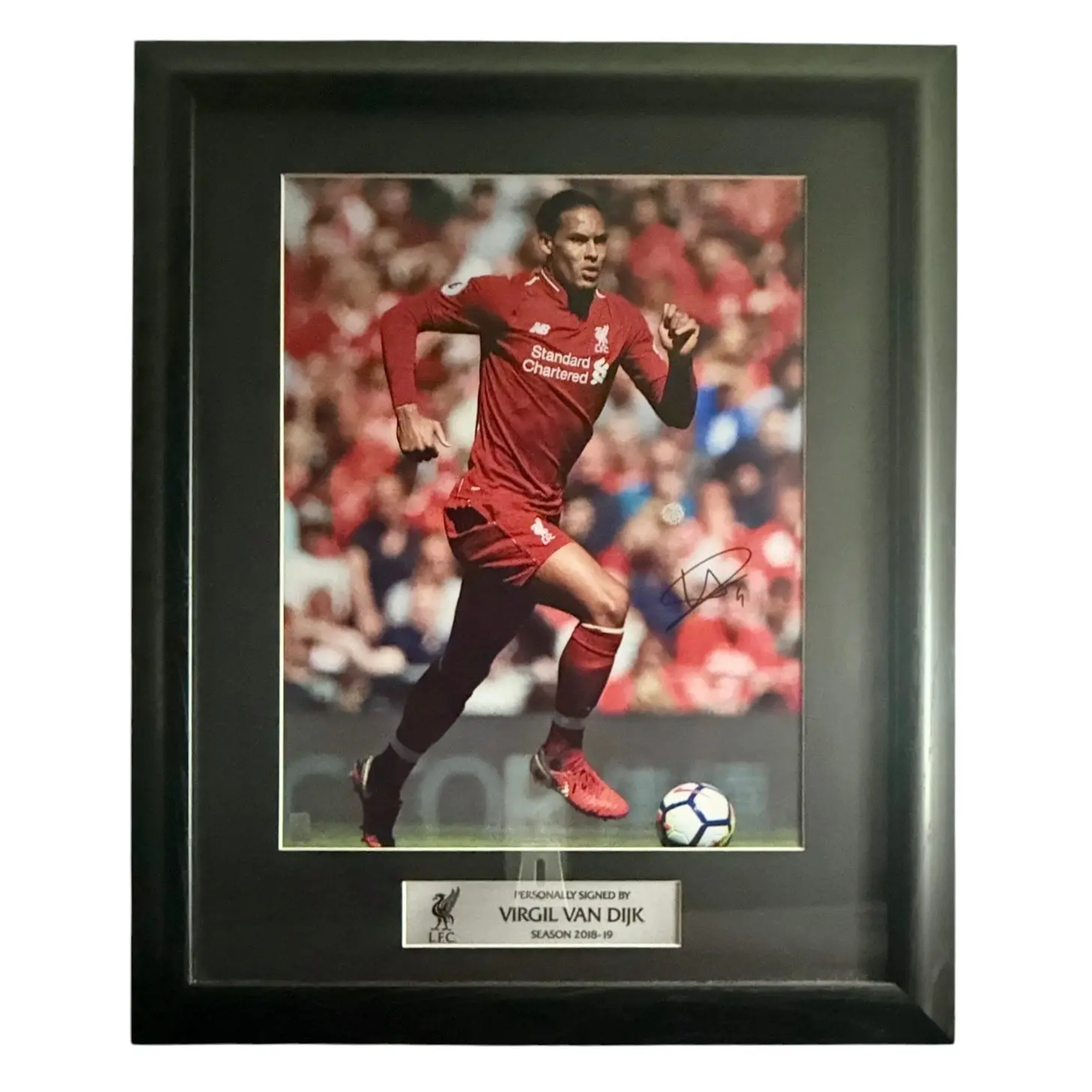 Virgil van Dijk Signerad Tavla 