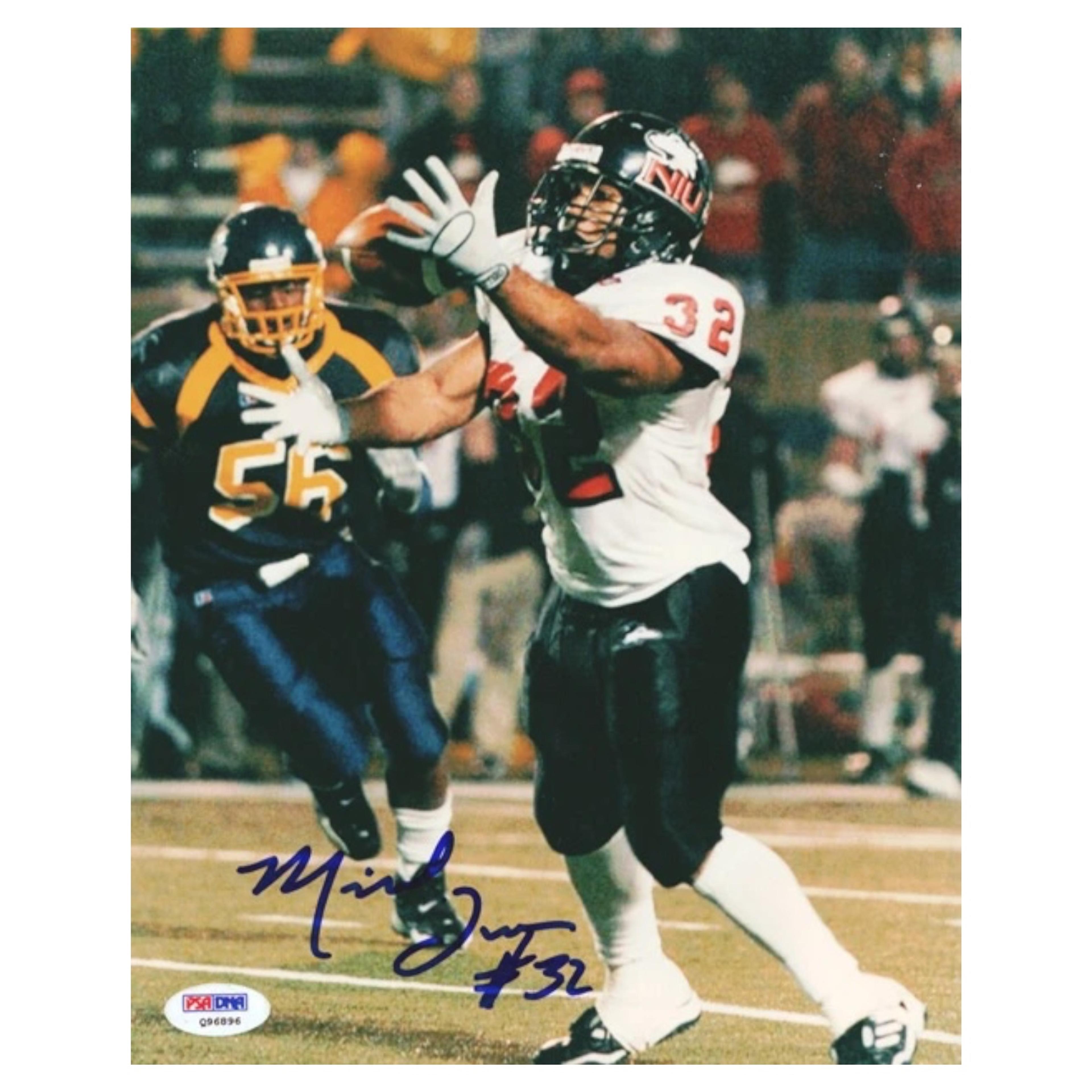 Michael Turner – Signerat amerikanskt fotbollsfotografi Northern Illinois Huskies 20 × 25 cm | PSA/DNA