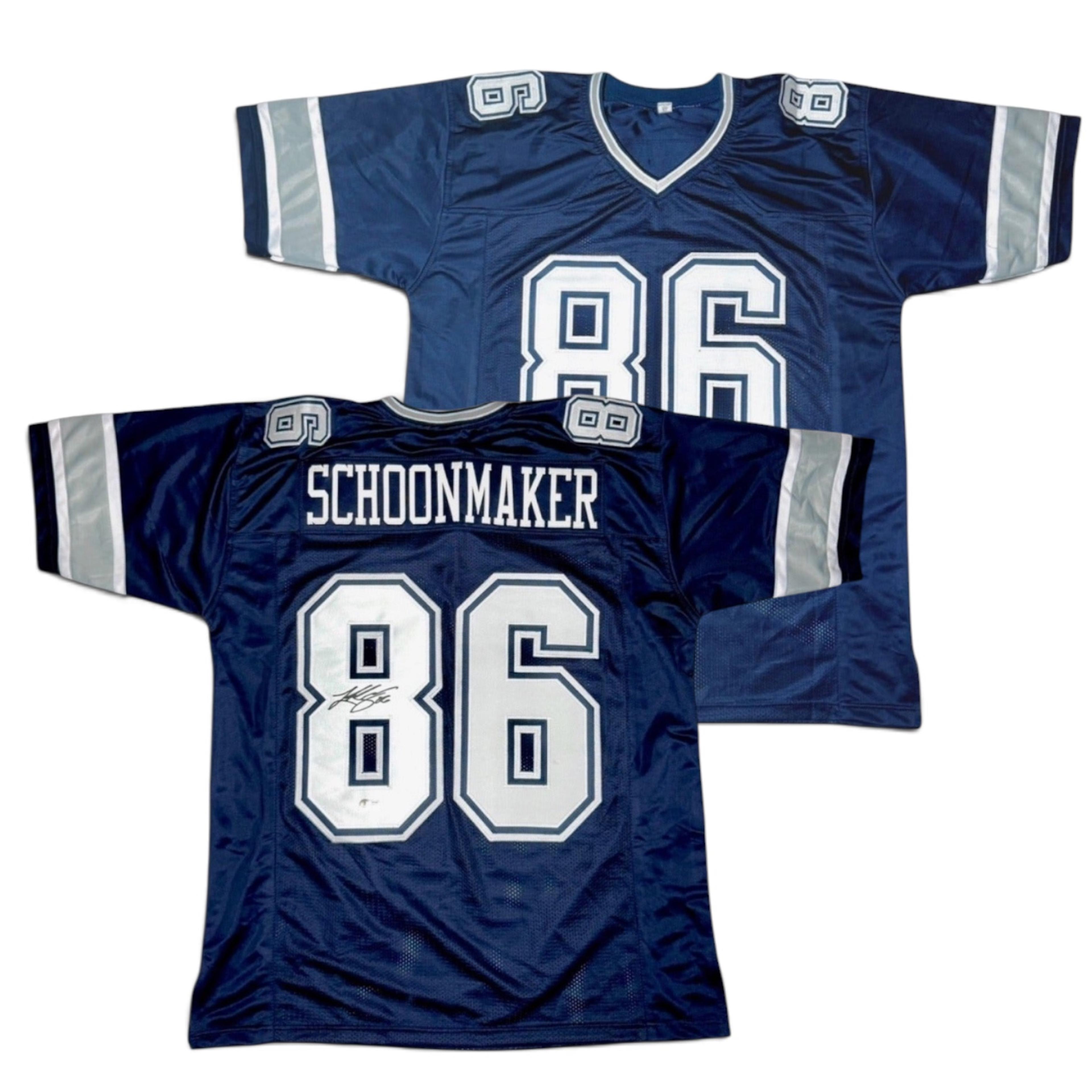 Signerad Luke Schoonmaker #86 tröja 