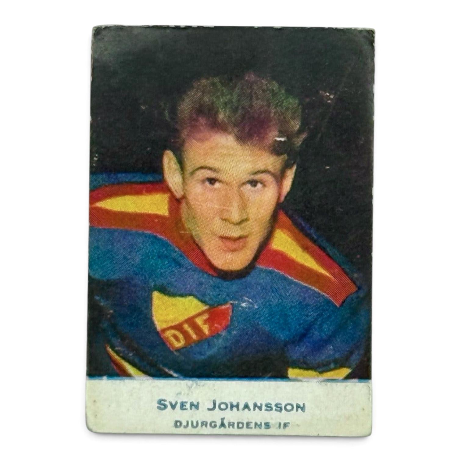 1955–56 Alfa Ishockey #2 Sven “Tumba” Johansson – Djurgårdens IF