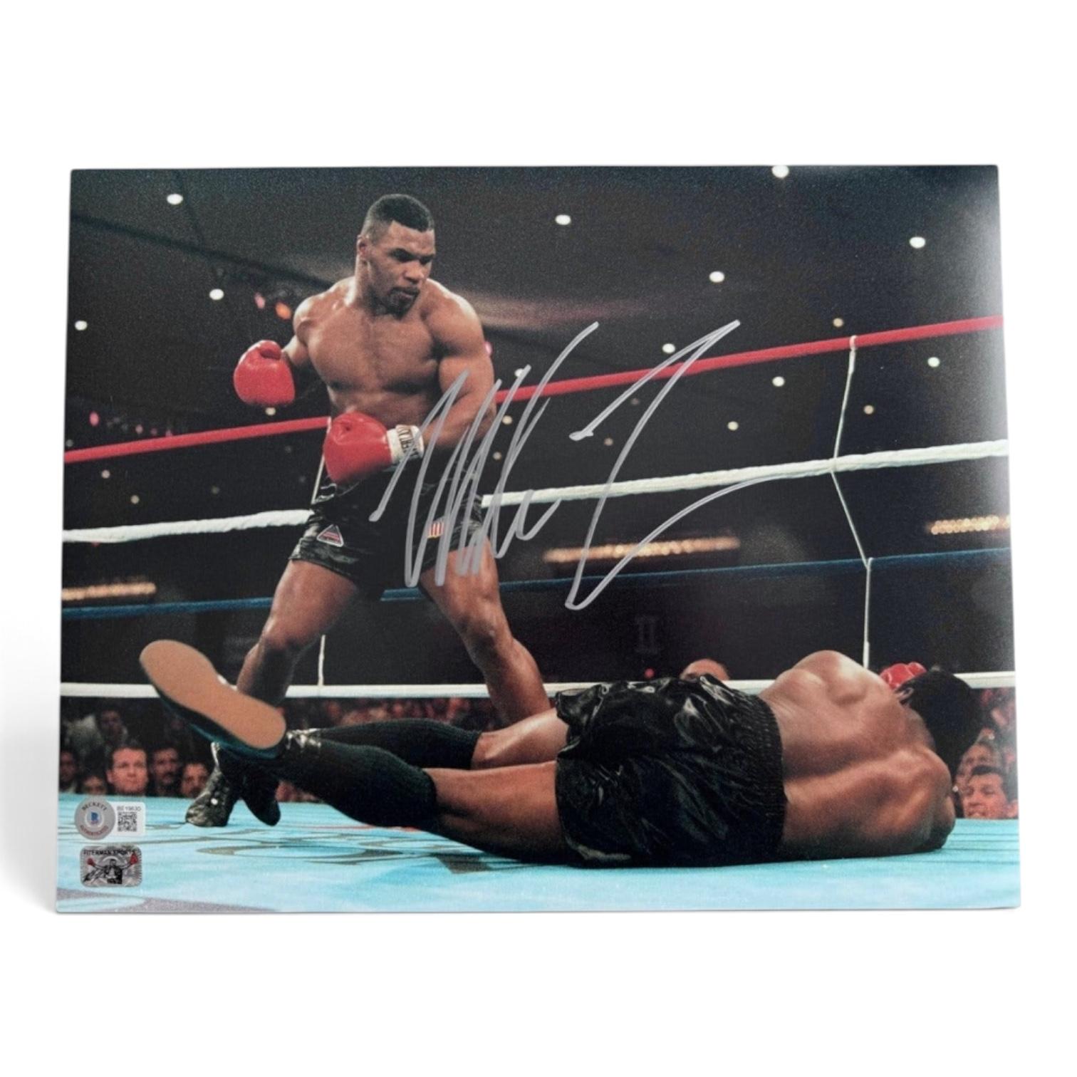 Signerad Mike Tyson foto 28x36
