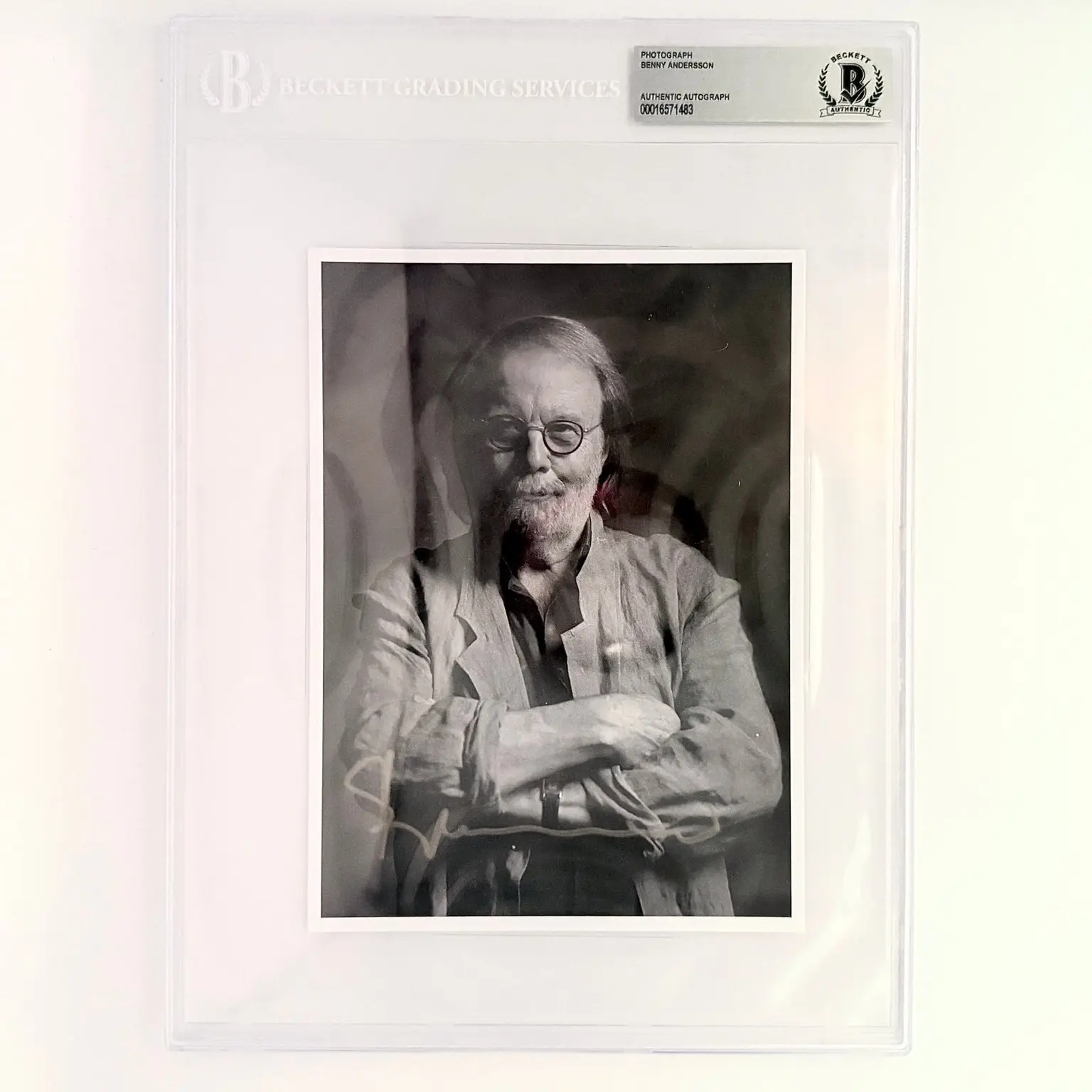 Benny Andersson (ABBA) Signerat fotografi 