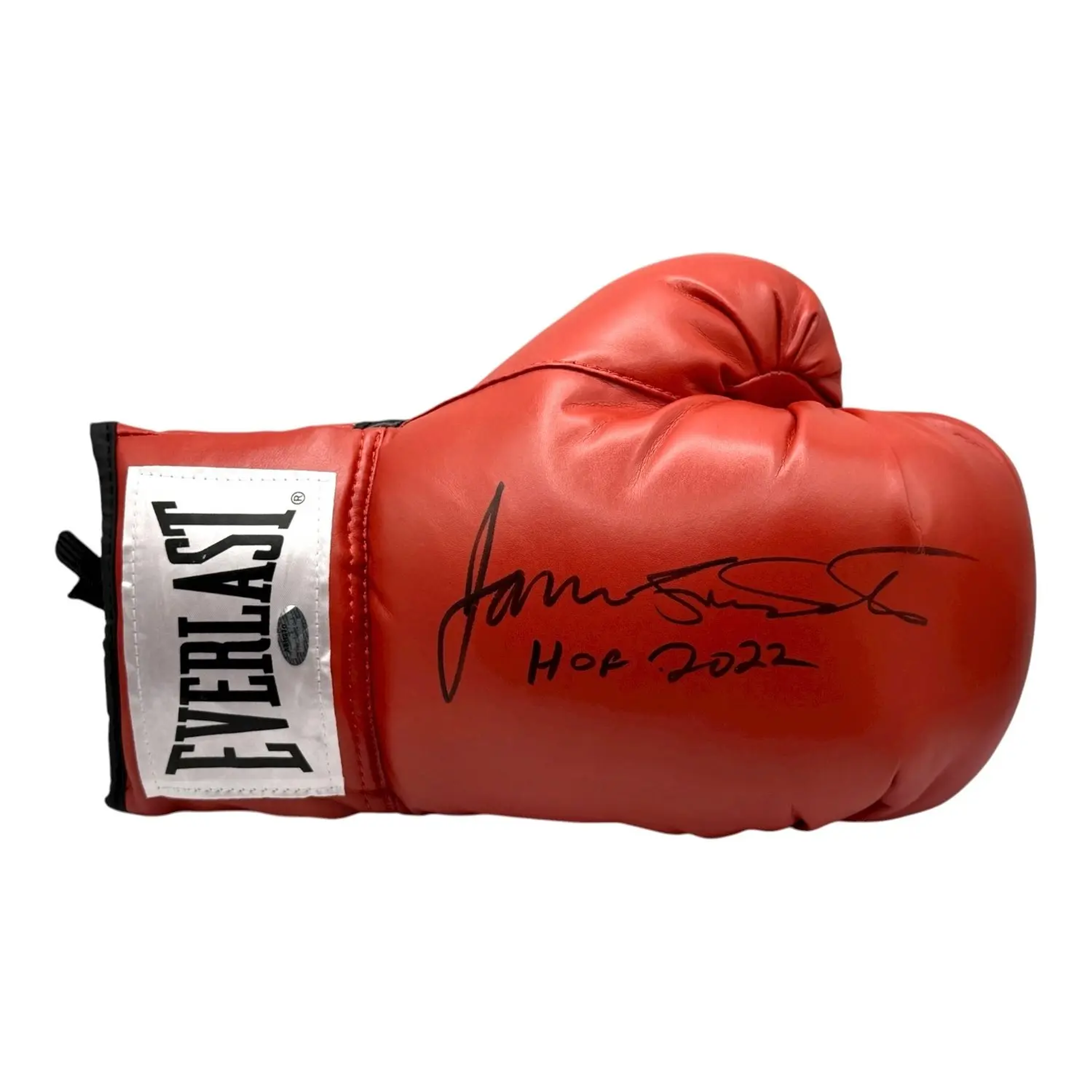 Signerad boxningshandske James “Lights Out” Toney