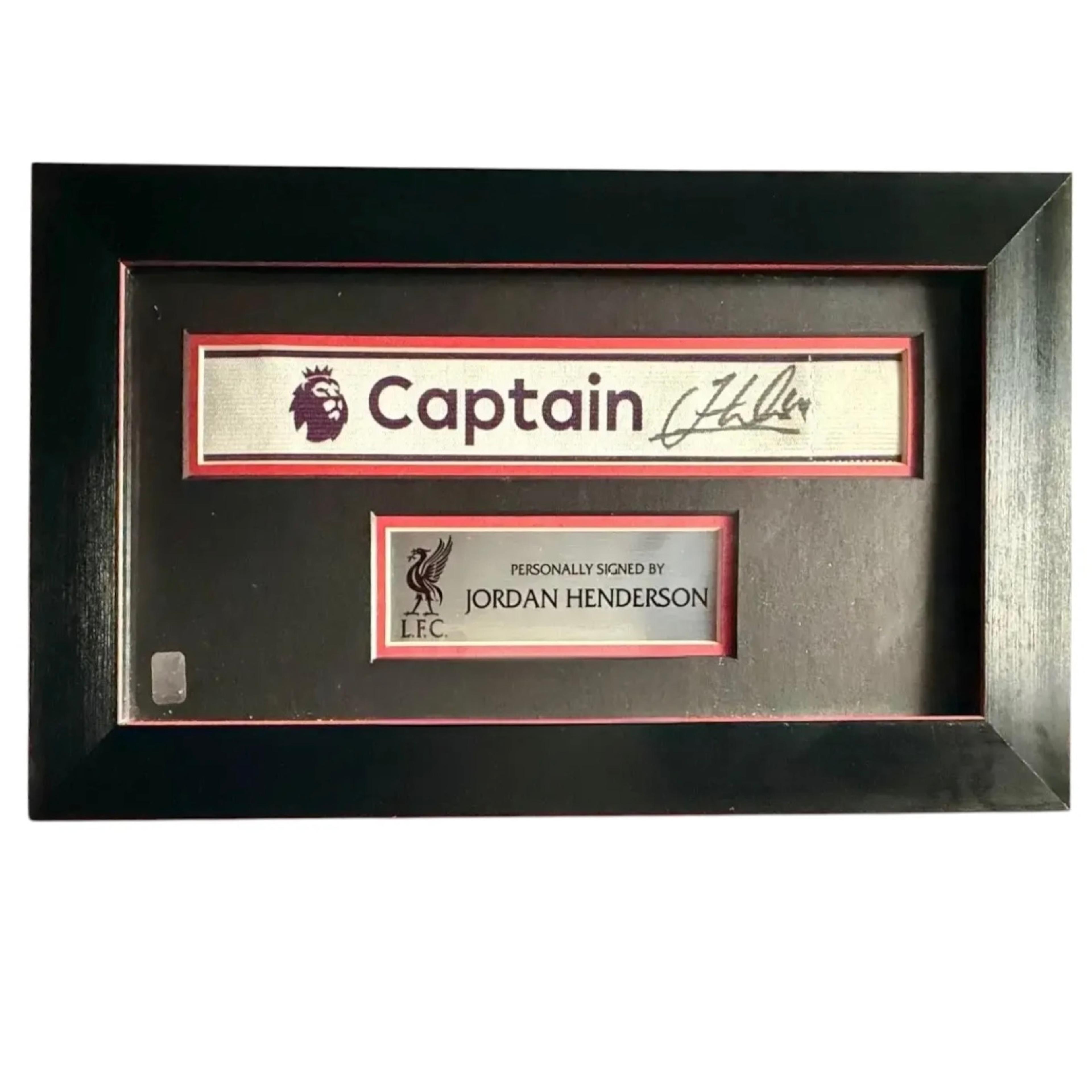 Jordan Henderson Signerad Captain Armbindel 