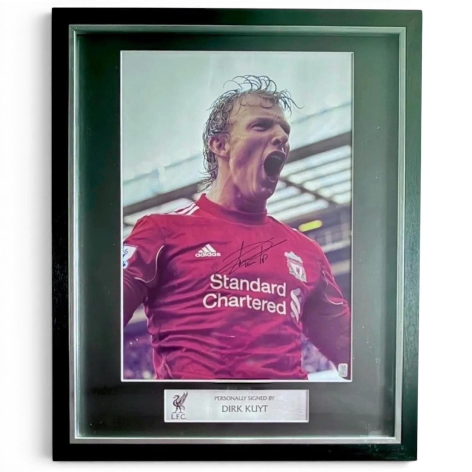 Dirk Kuyt Signerad Tavla 57x47cm