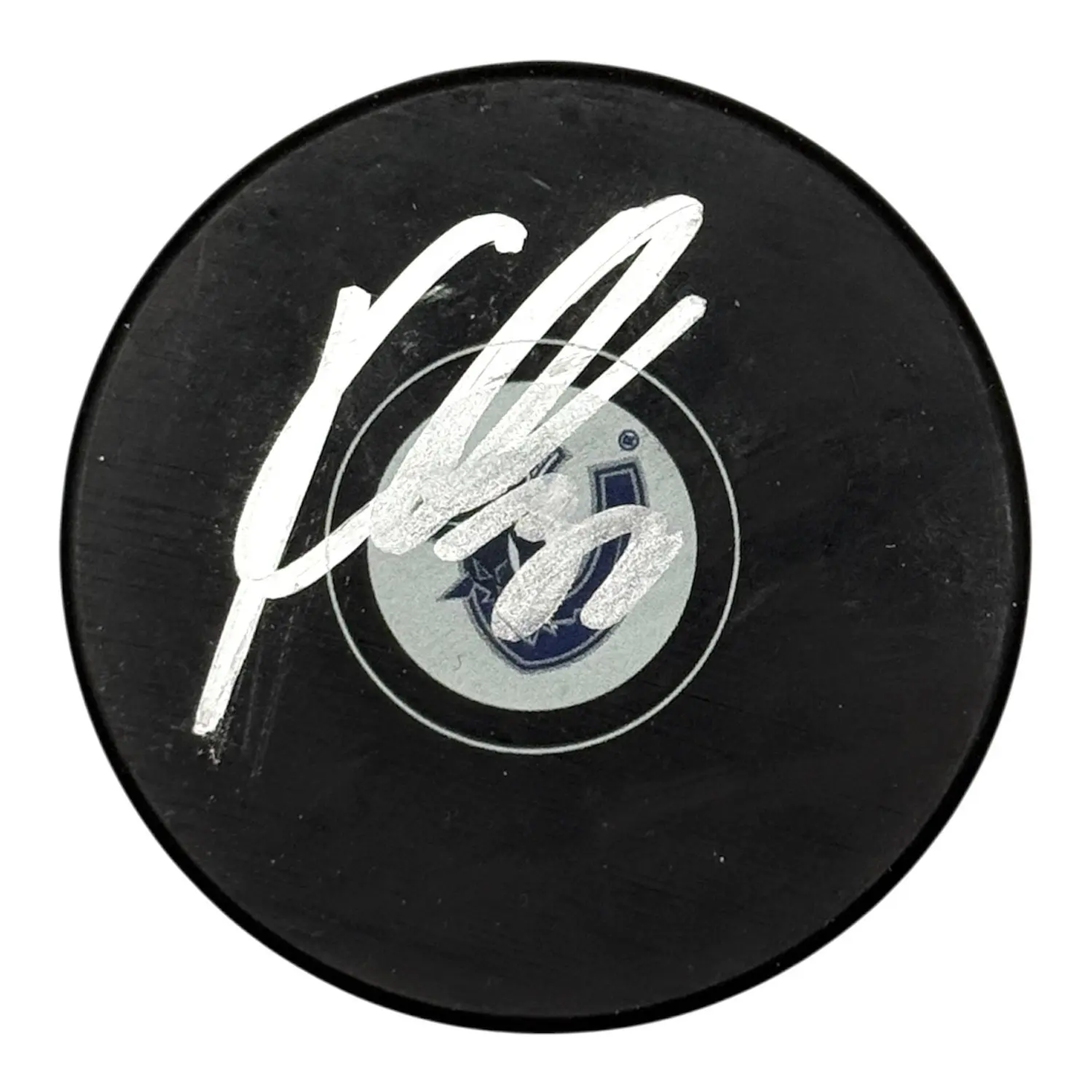 Kevin Lankinen Signerad Vancouver Canucks puck 