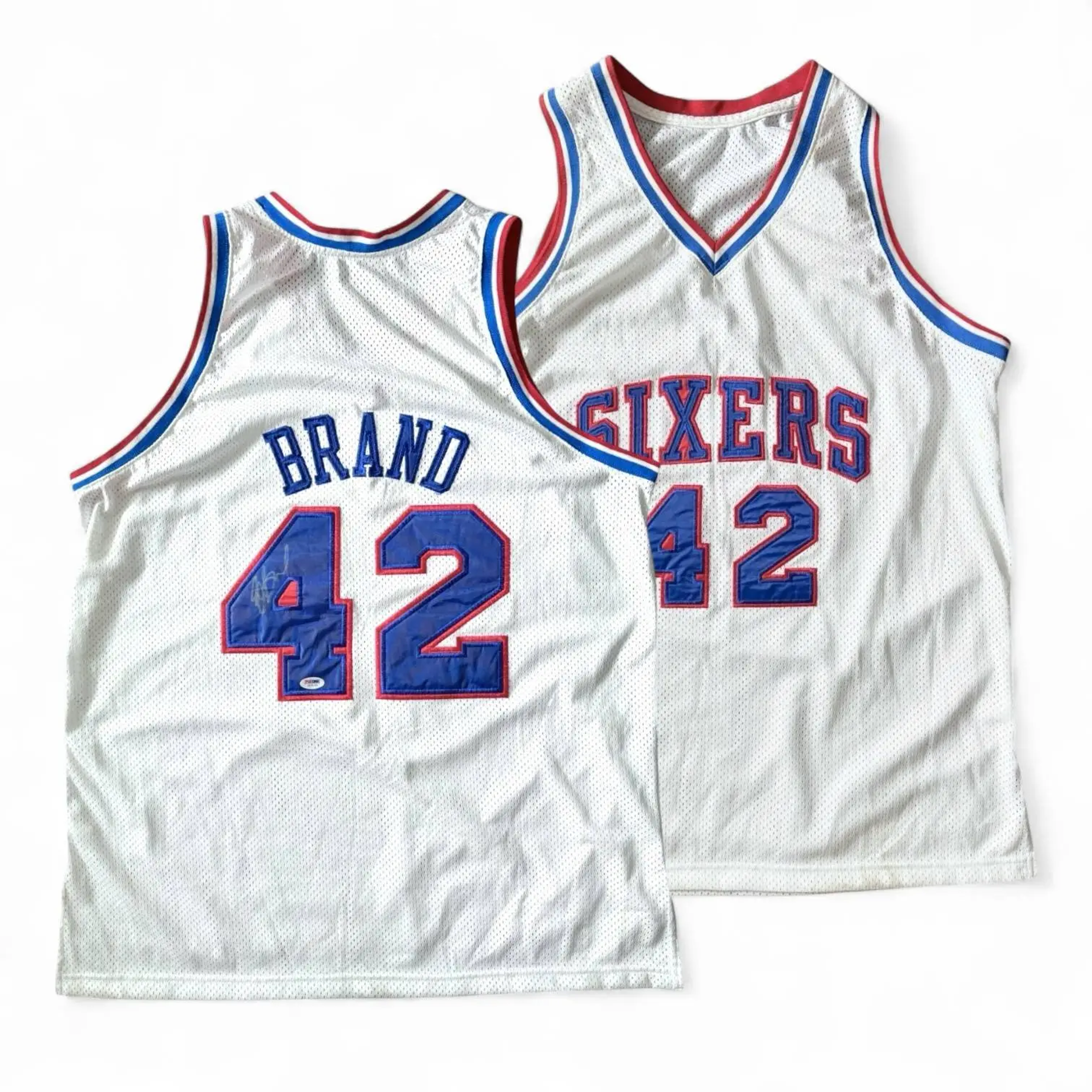 Elton Brand signerad Philadelphia tröja 