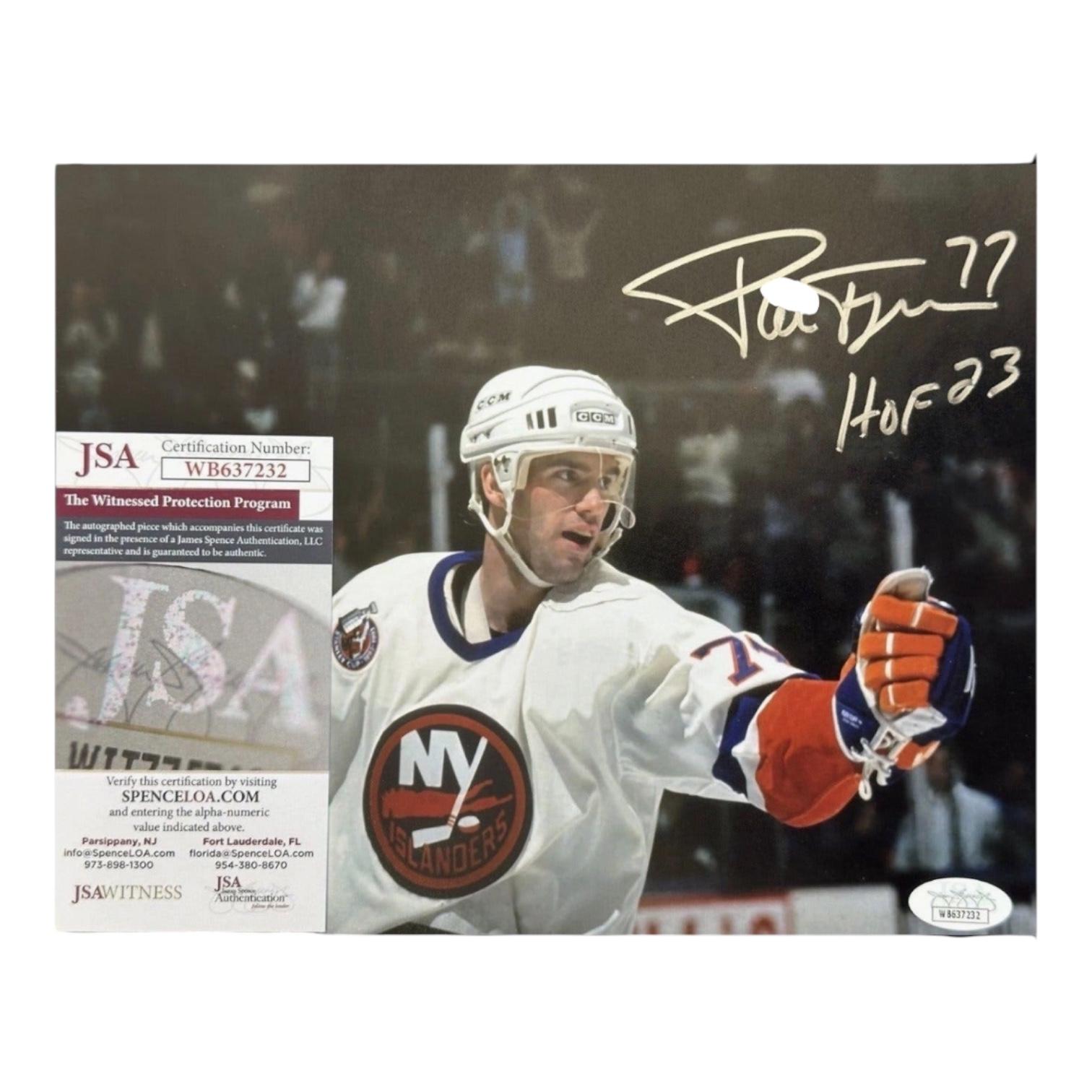 NHL Pierre Turgeon signerad New York Islanders foto 20x25 cm