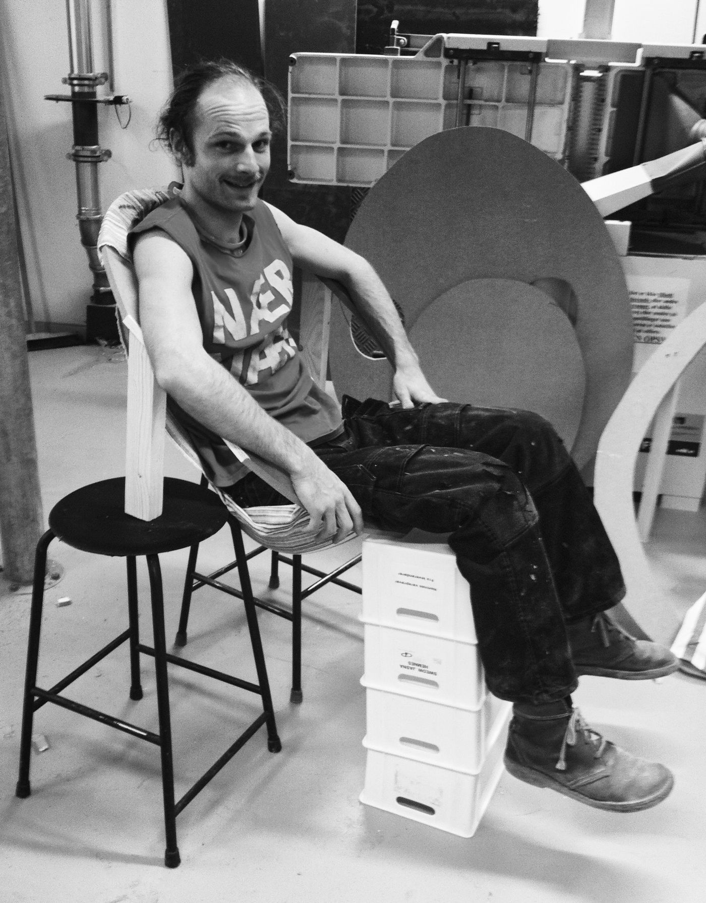 Designer Anker Bak presents the first prototype of the Rocking Nest Chair for Carl Hansen & Søn — an inside look at the early design process behind the foldable rocking chair.