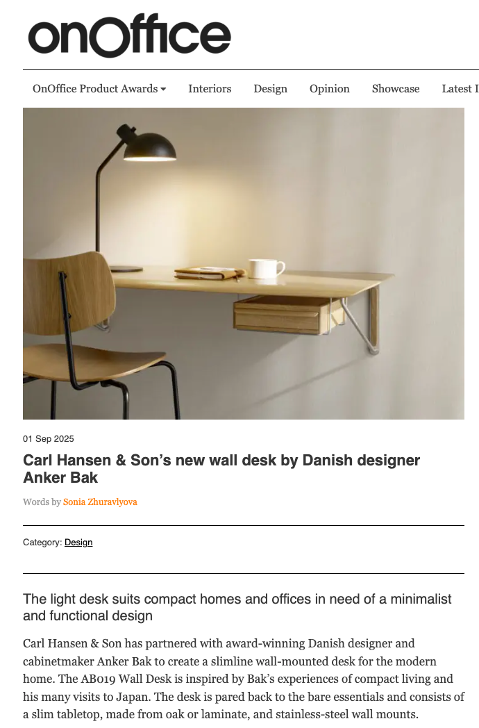Page form On Office Magazine