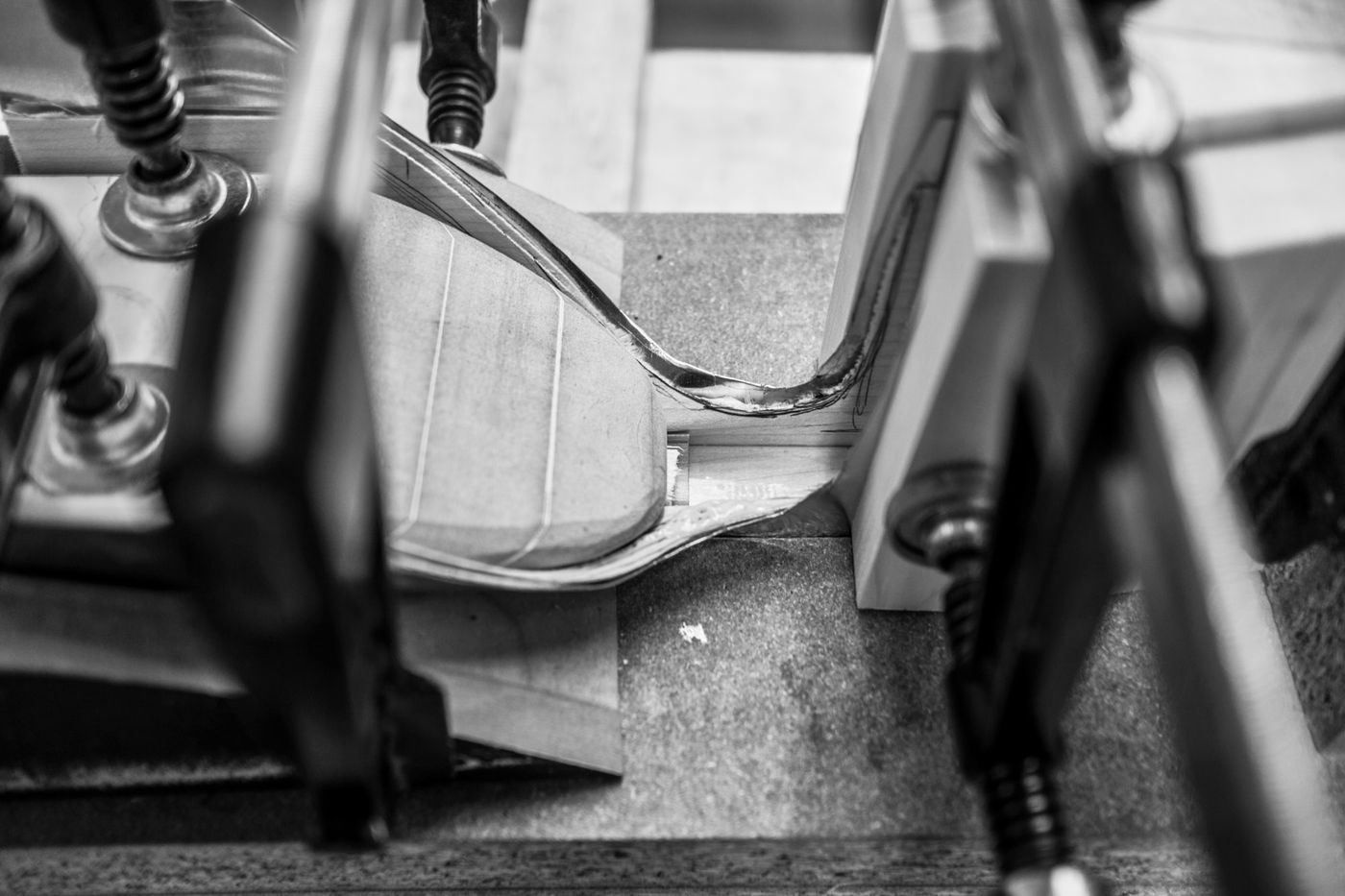 Process of the lightweight molded-wood VÆRDIG rolling crutch by Anker Bak