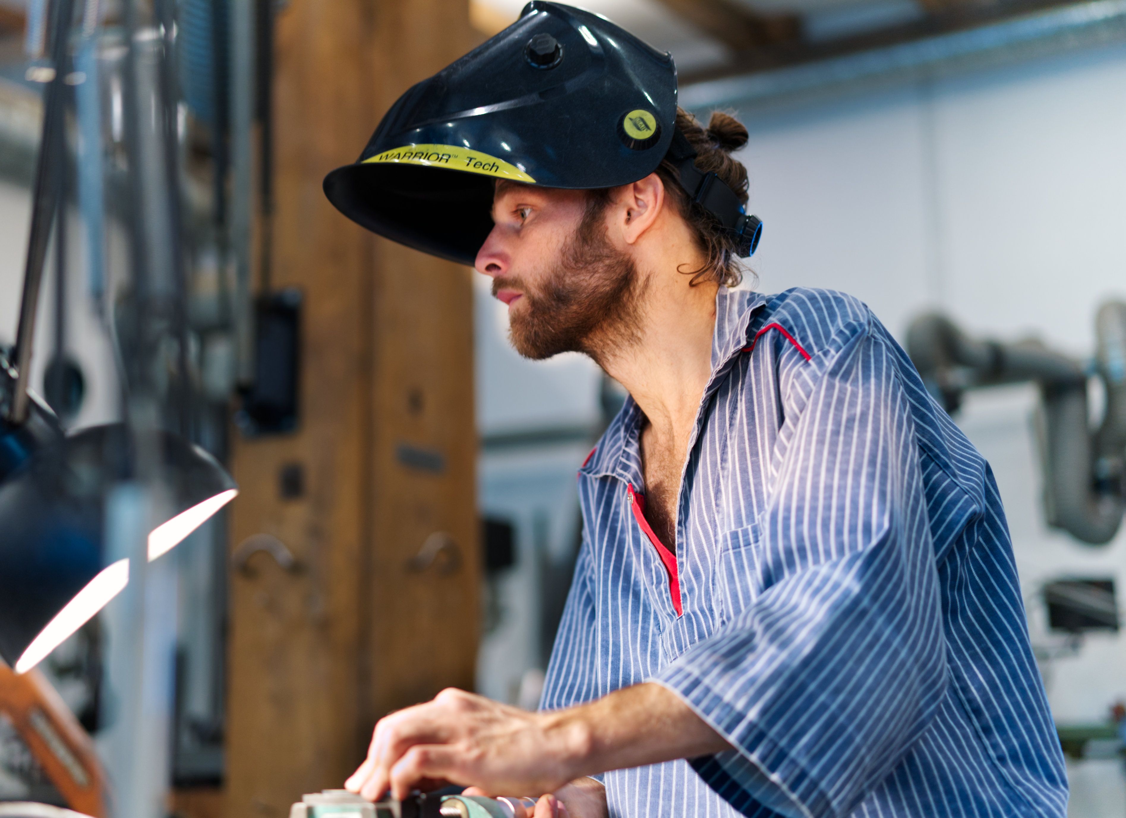 Designer Anker Bak welding