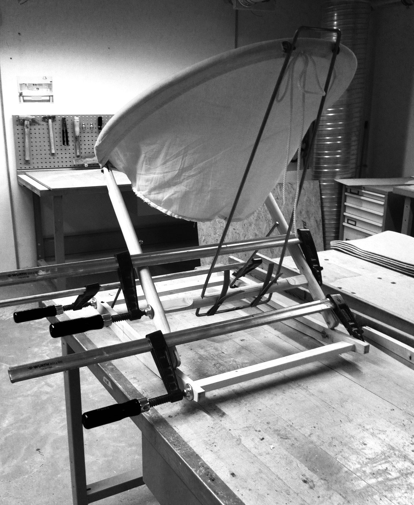 Designer Anker Bak presents the first prototype of the Rocking Nest Chair for Carl Hansen & Søn — an inside look at the early design process behind the foldable rocking chair.