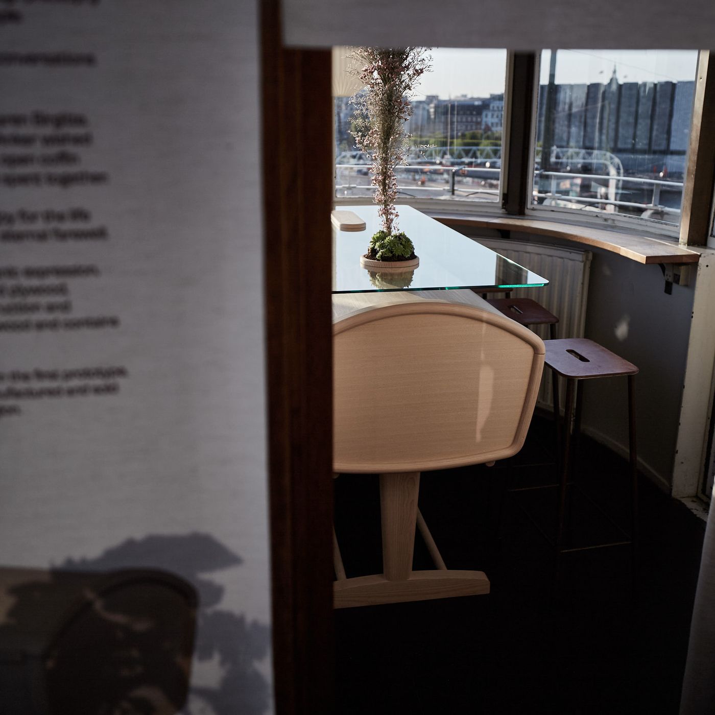 A photograph from the 'The Furniture We Need' exhibition at Ankerbak.