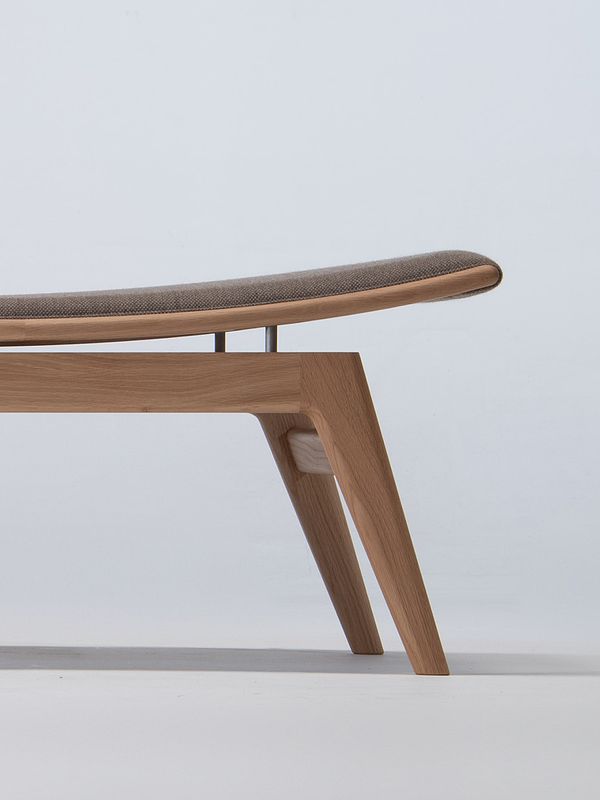 GAZE daybed Chair designed by Anker Bak and produced by Takumi Kohgei.