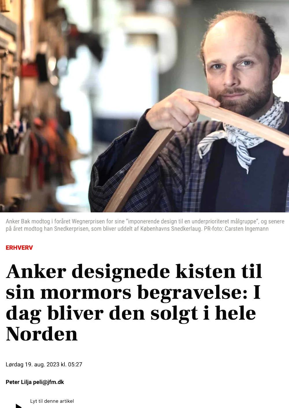 Page from Avisen Danmark