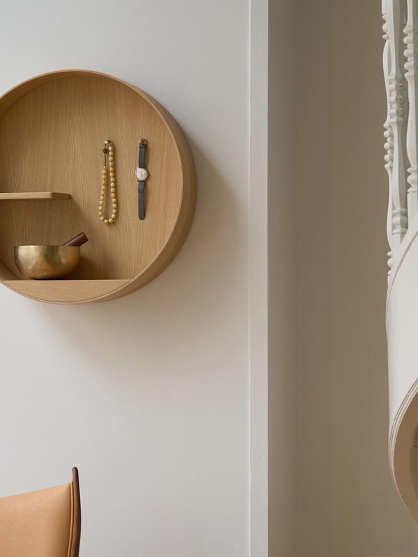Modan memorial shelf Cyklus inspired by Japanese home altars, designed by Anker Bak