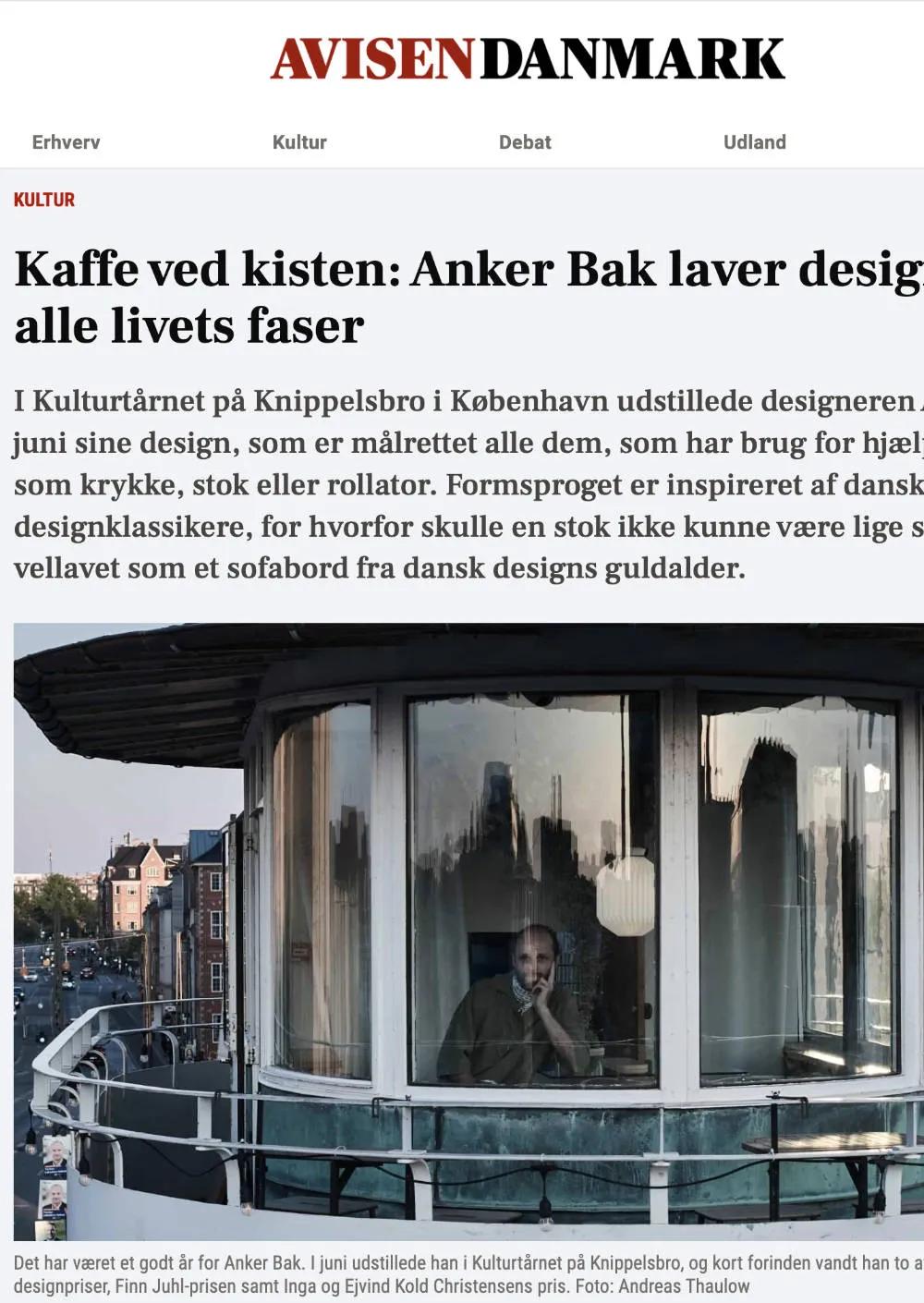 Cover of the publication: Avisen Danmark