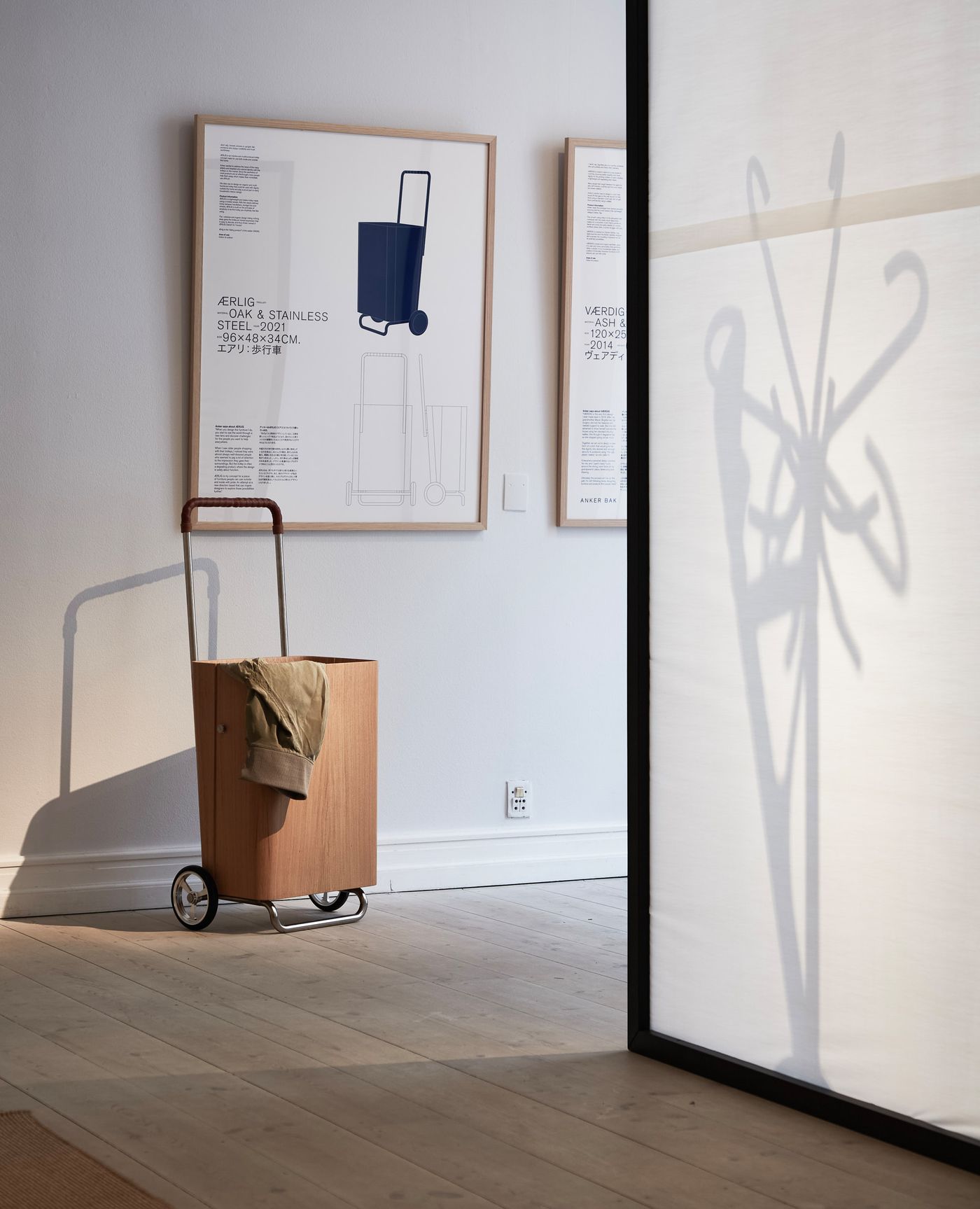 A view of the 'Renewed Dignity' exhibition at Ankerbak, displaying a curated selection of artworks and installations.