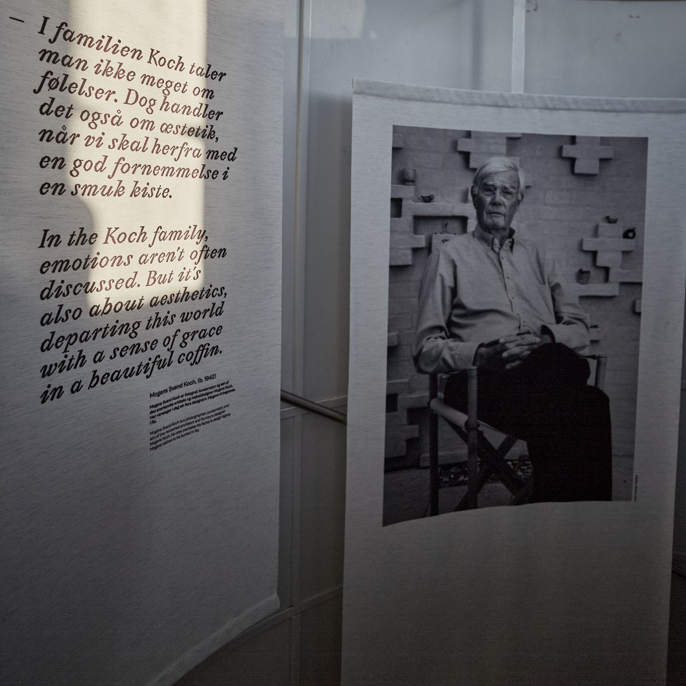 A photograph from the 'The Furniture We Need' exhibition at Ankerbak.
