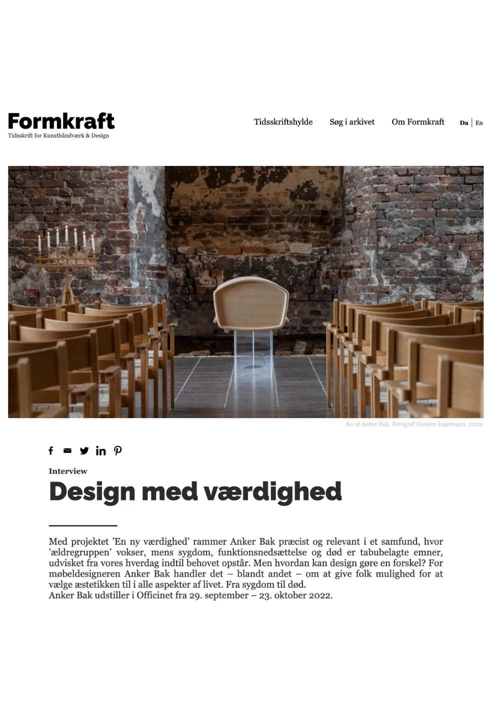 Page form Formkraft