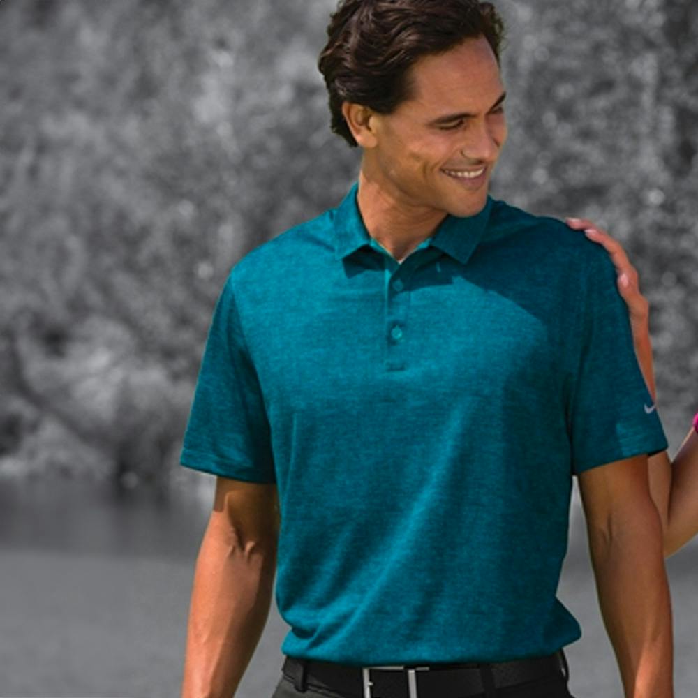 Custom Nike Dri FIT Crosshatch Polo Design Online