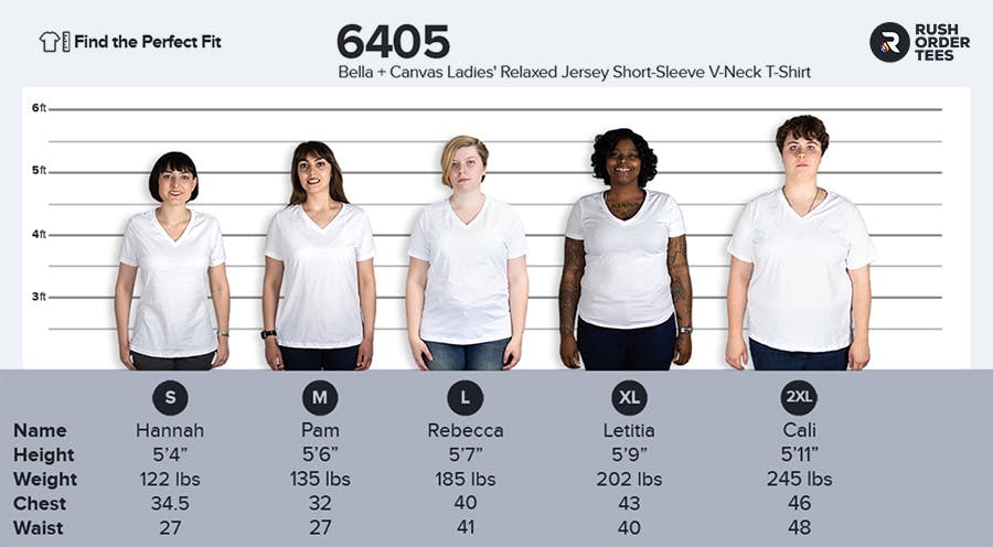 Perfect Fit Every Time The Ultimate Women s T Shirt Size Guide