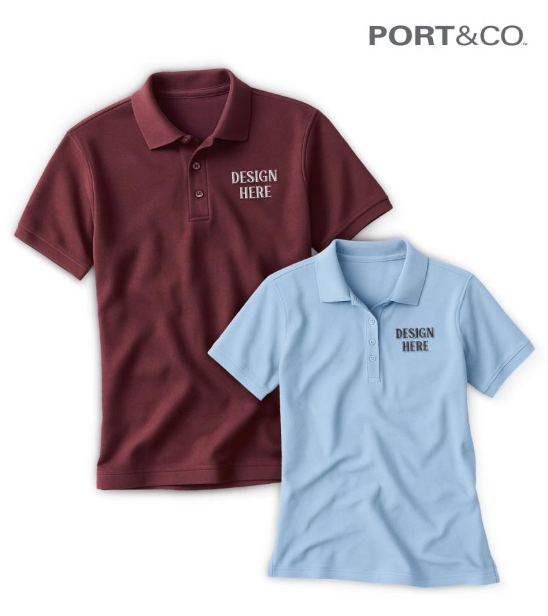Port & Co Polos