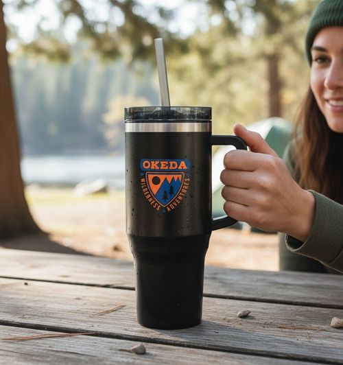 Custom Tumblers & Travel Mugs with Logo | Design Online