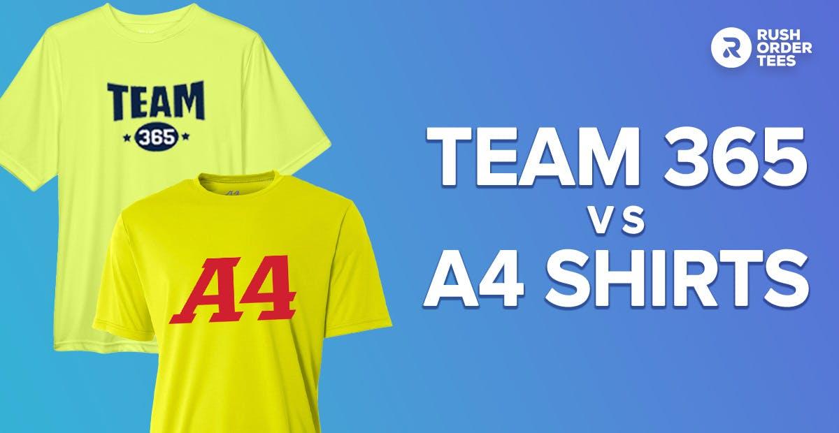 Preview image for Team 365 vs A4 Shirts