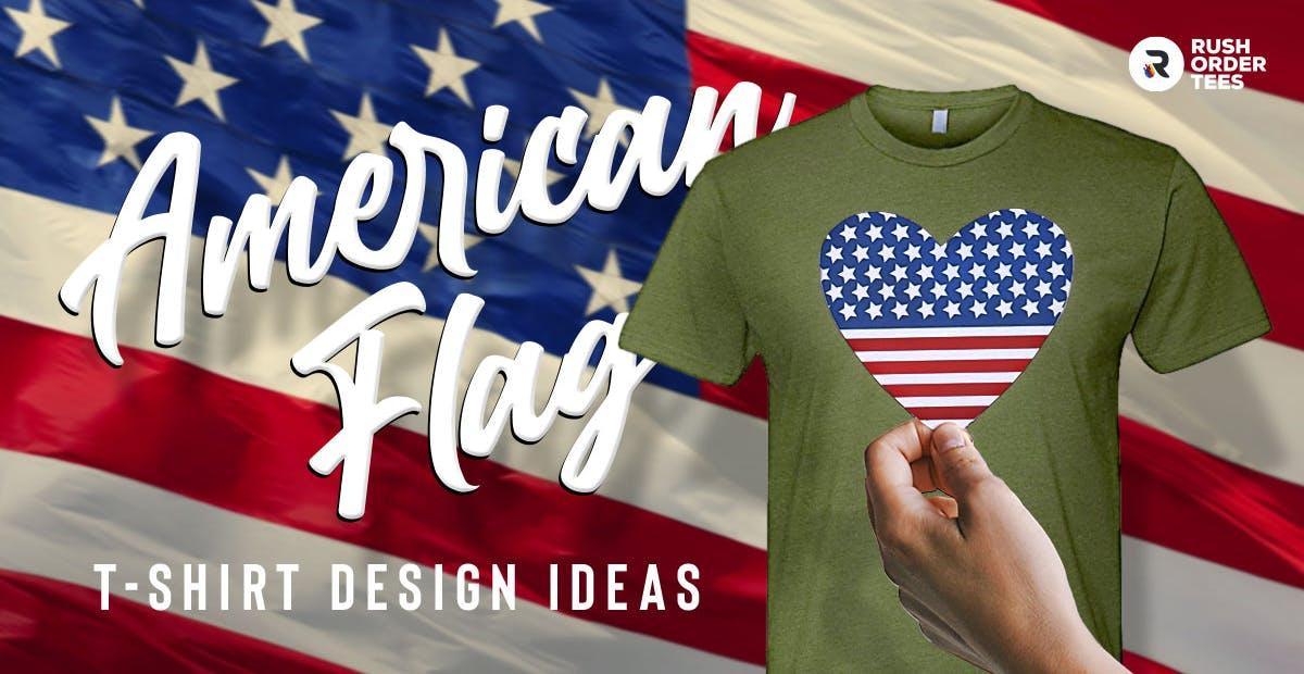 Preview image for American Flag T-Shirt Design Ideas