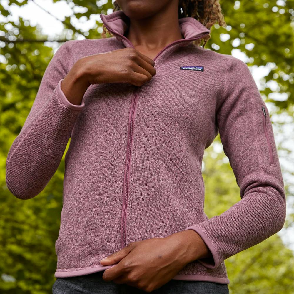 Patagonia women's fleece purple hotsell