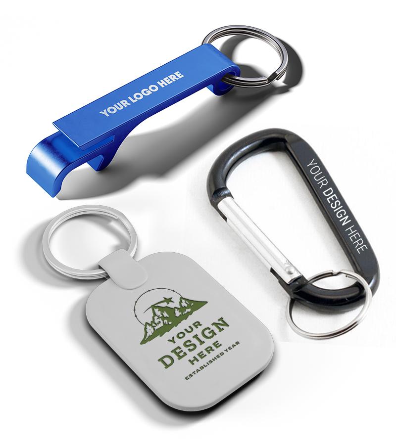 Office Keychains Custom Office Supplies - Branded With Your Logo