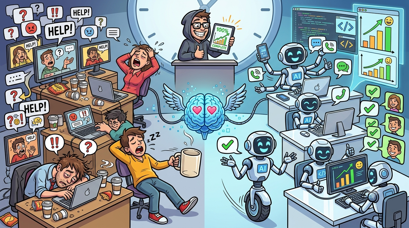 How to Provide 24/7 Customer Support Using AI Agents